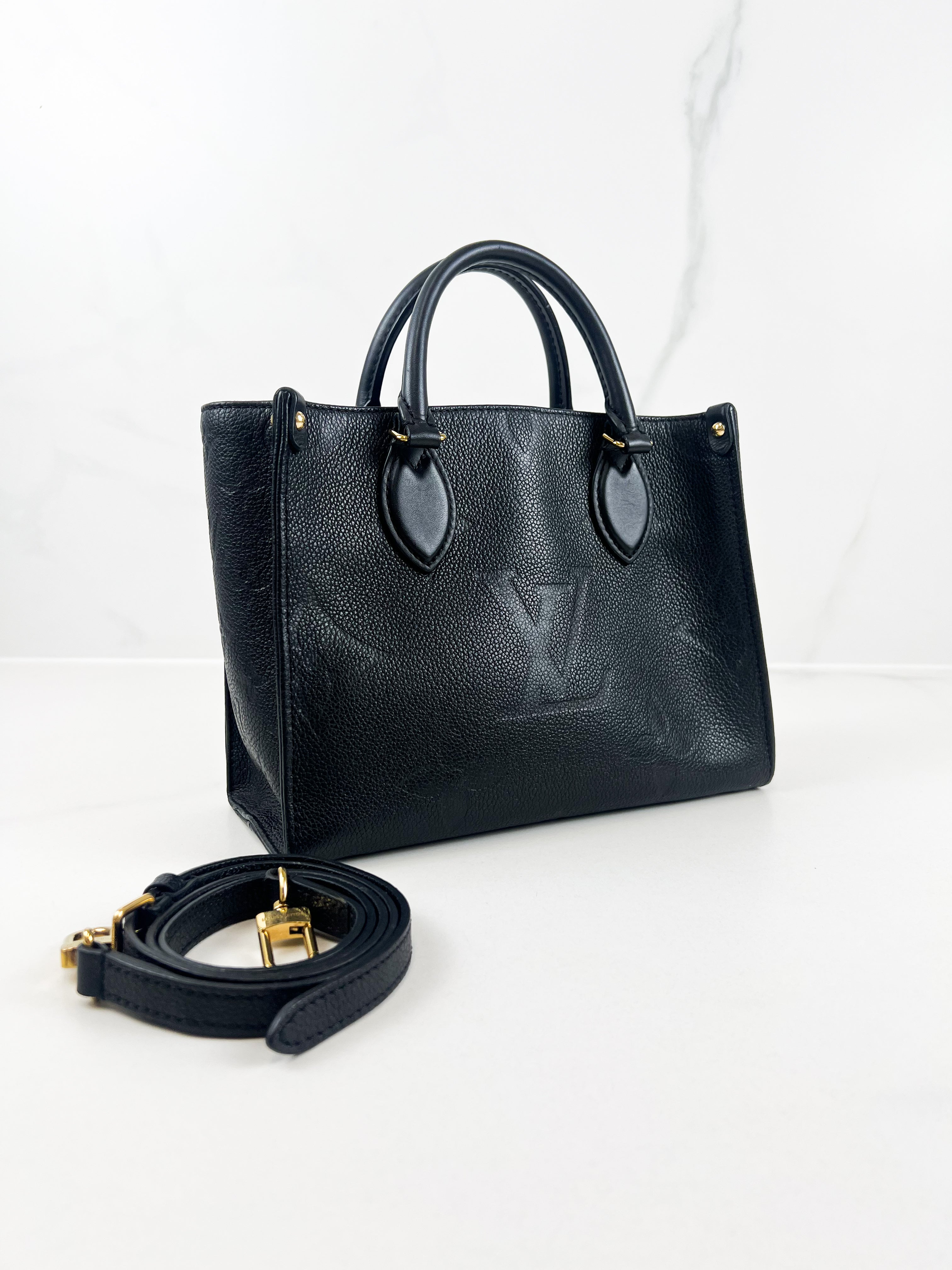 Louis Vuitton On The Go PM in Black Empreinte Leather