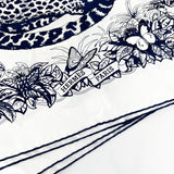 Hermes Jungle Love Tattoo Silk Scarf