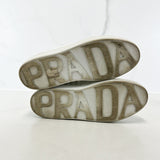 Prada White Leather Sneaker Size 36