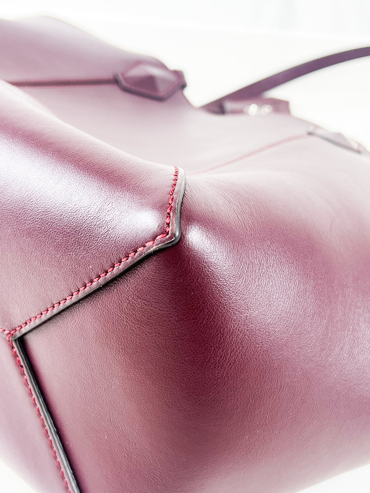 Jimmy Choo Diamond Tote in Burgundy