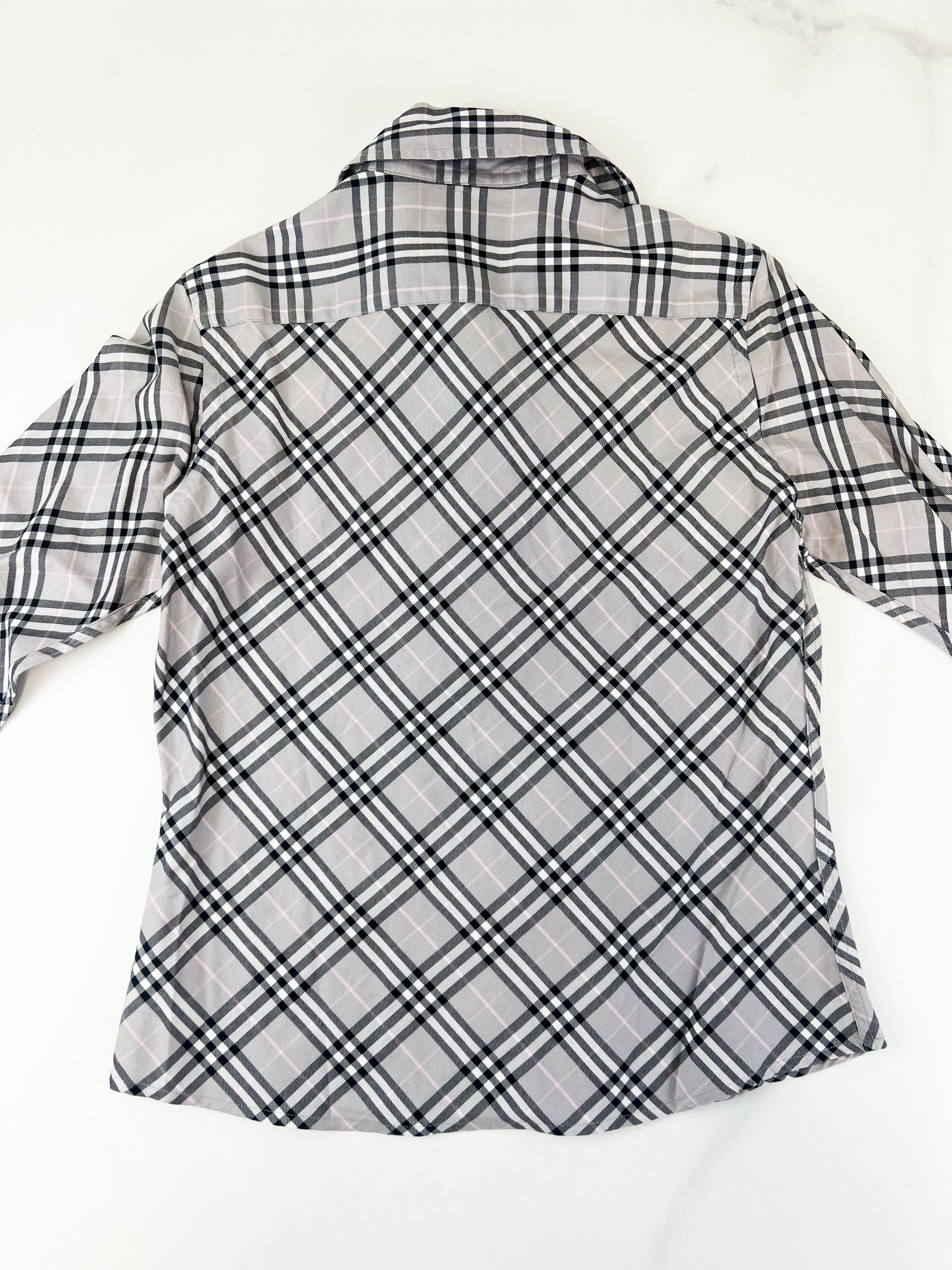 Burberry Check Shirt Womens Size S