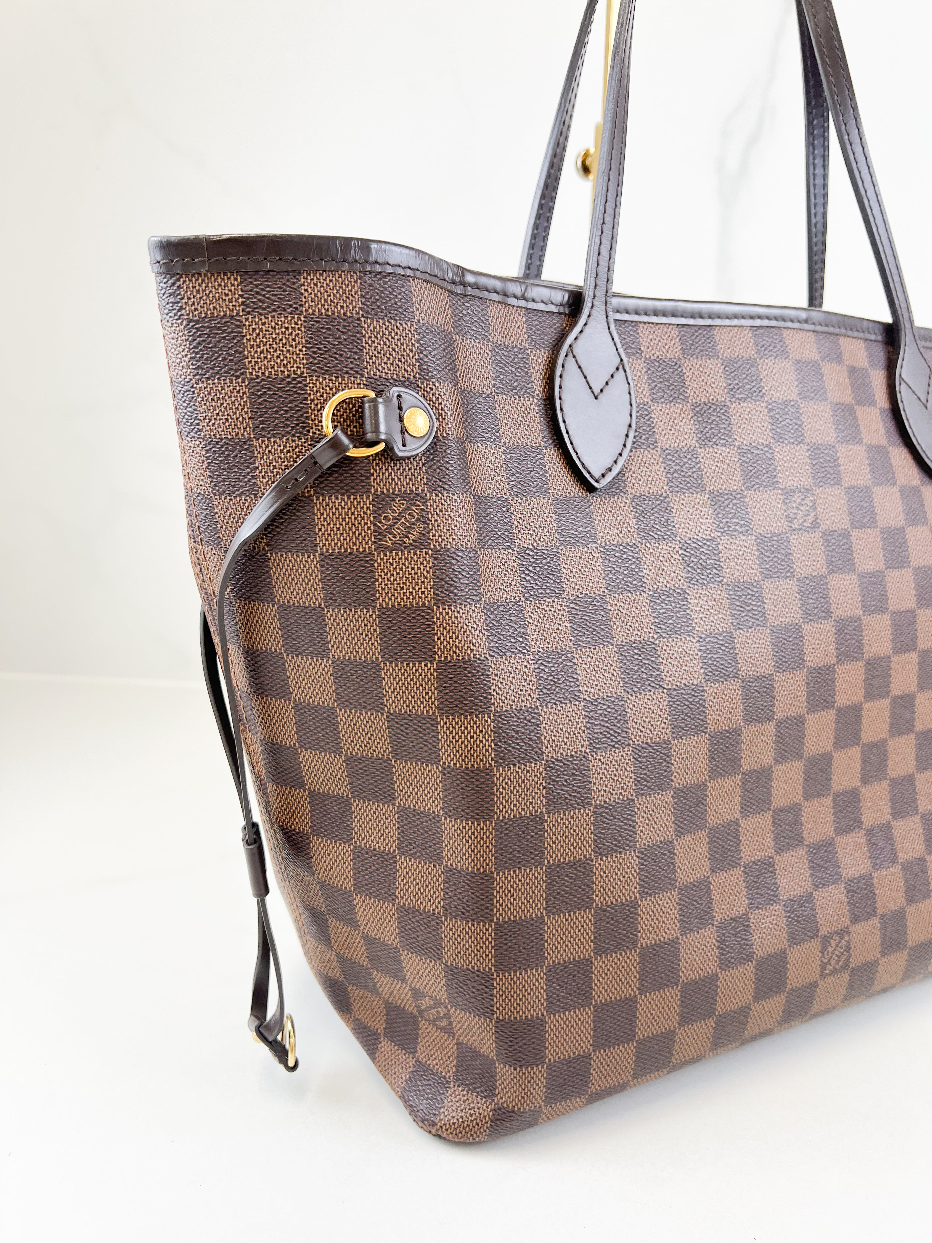 Louis Vuitton Damier Ebene Neverfull MM with Pouch