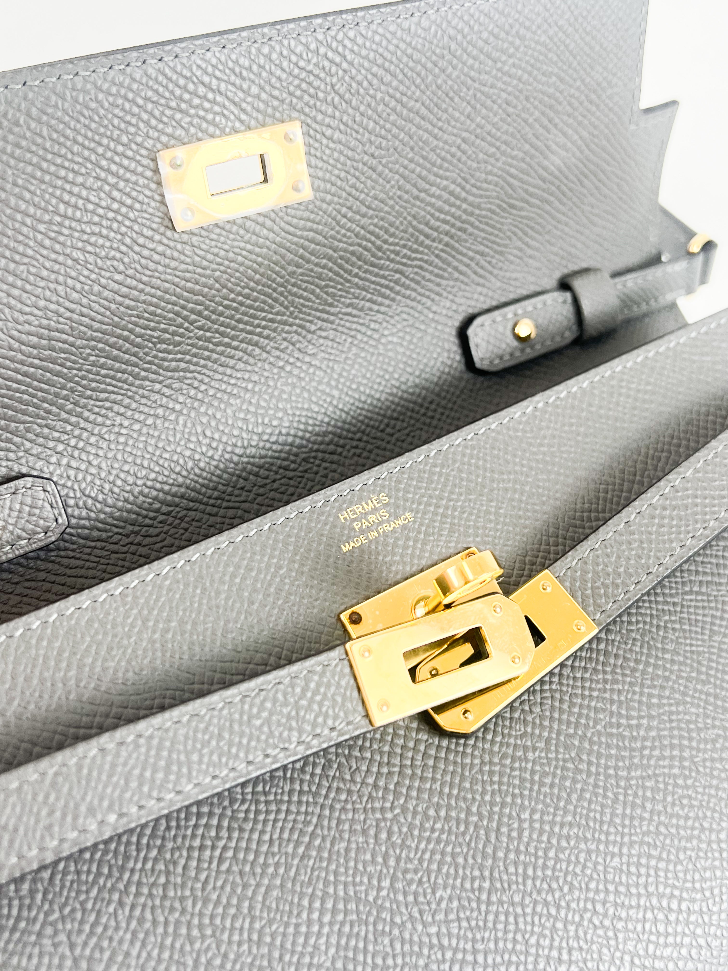 Hermes Kelly To Go Gris Meye