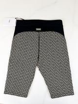 Balmain Monogram High Rise Cycling Shorts Size 38