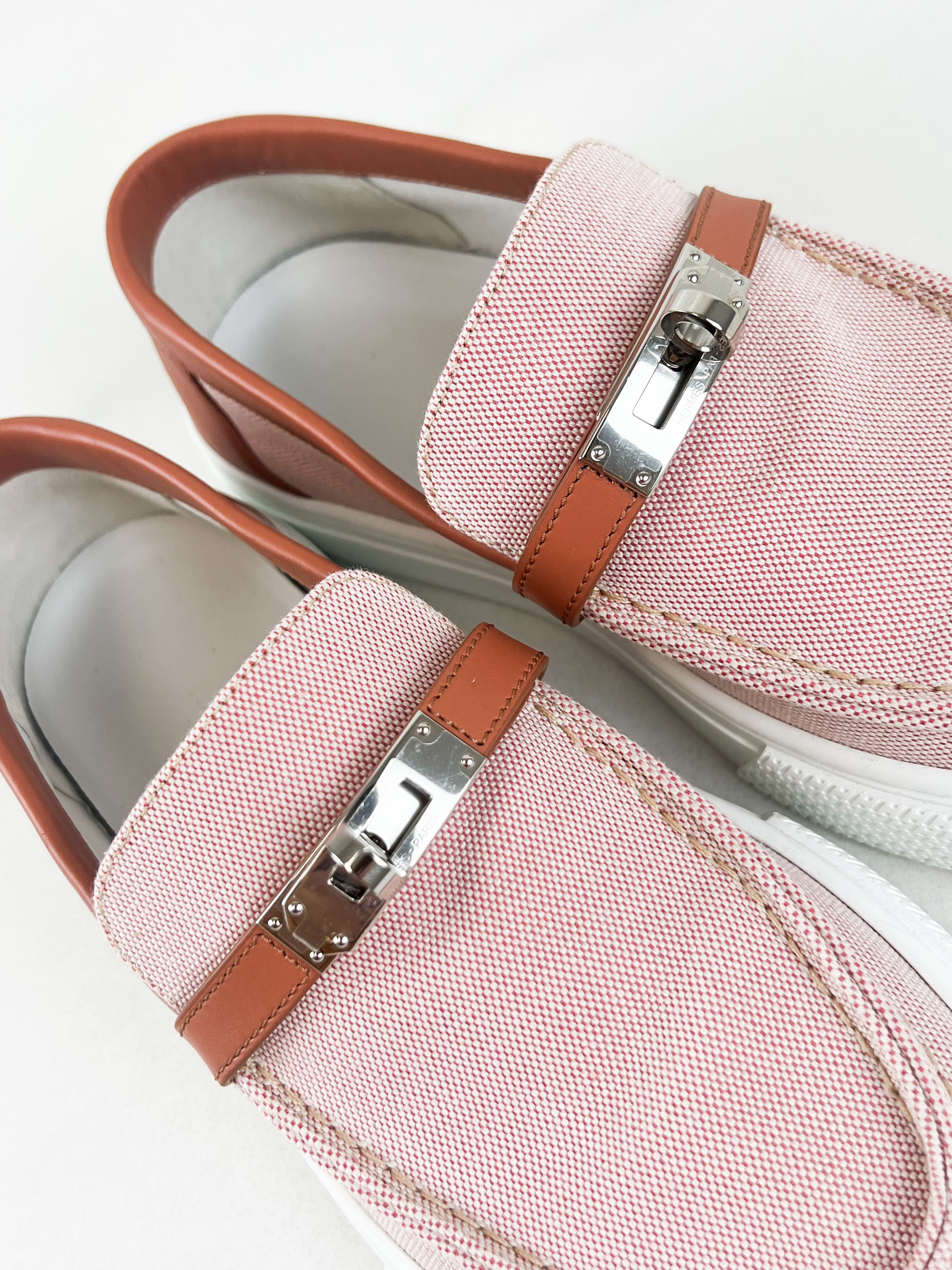 Hermes Game Slip-On Sneaker in Size 37.5