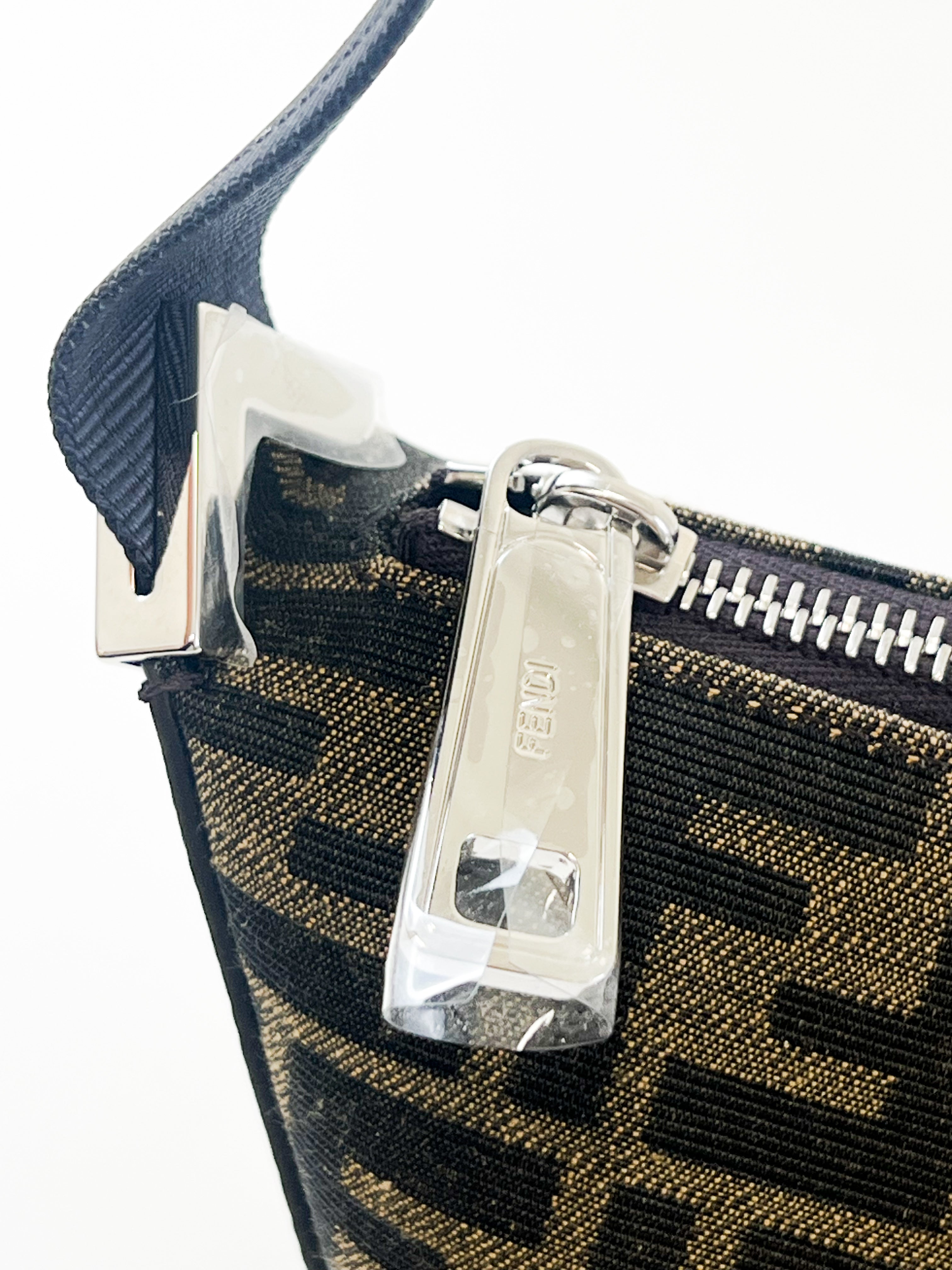 Fendi FF Jacquard Small Melon Bag