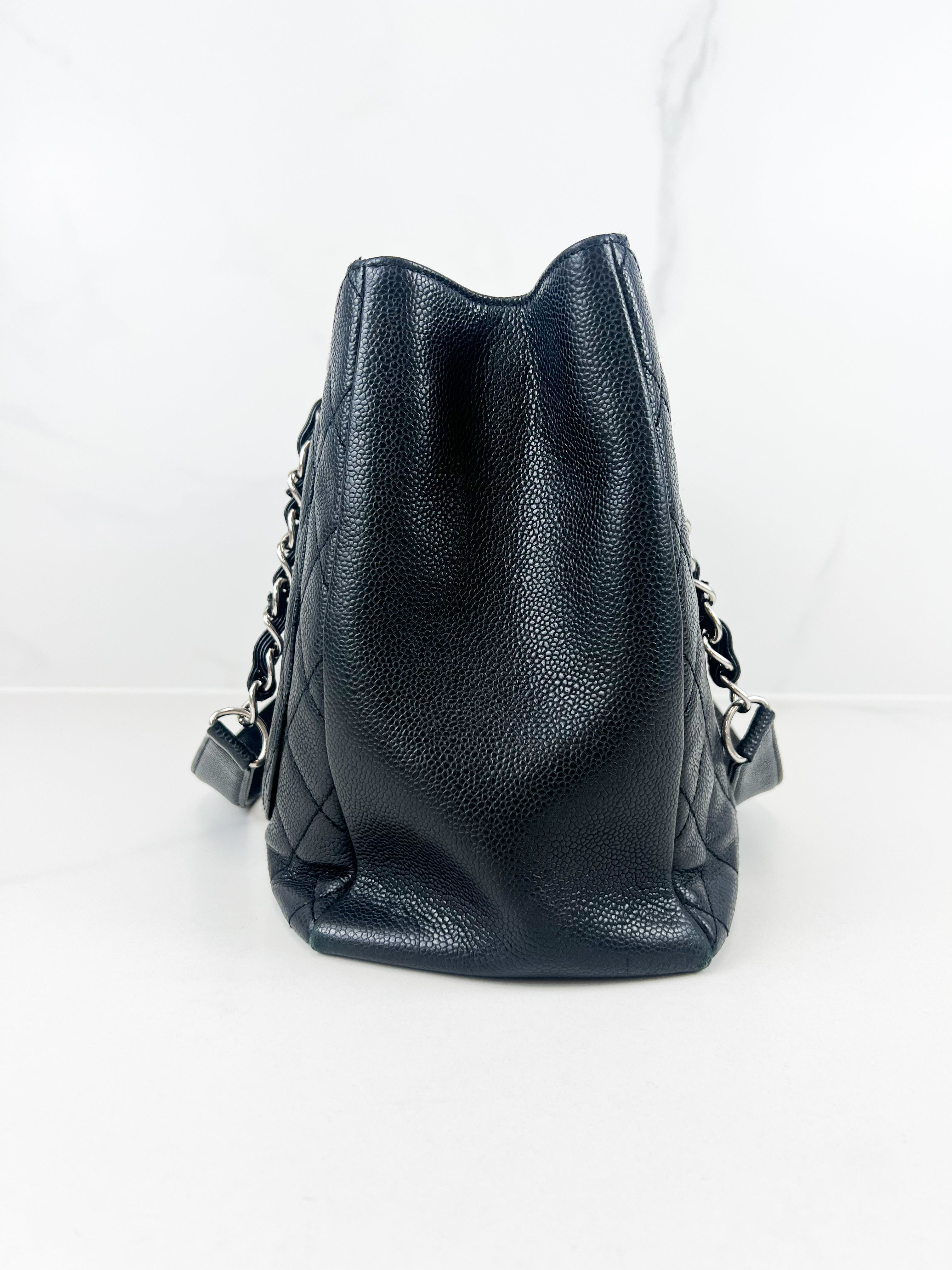 Chanel CC Black Caviar GST Tote