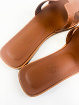 Hermes Oran Sandals Size 37.5