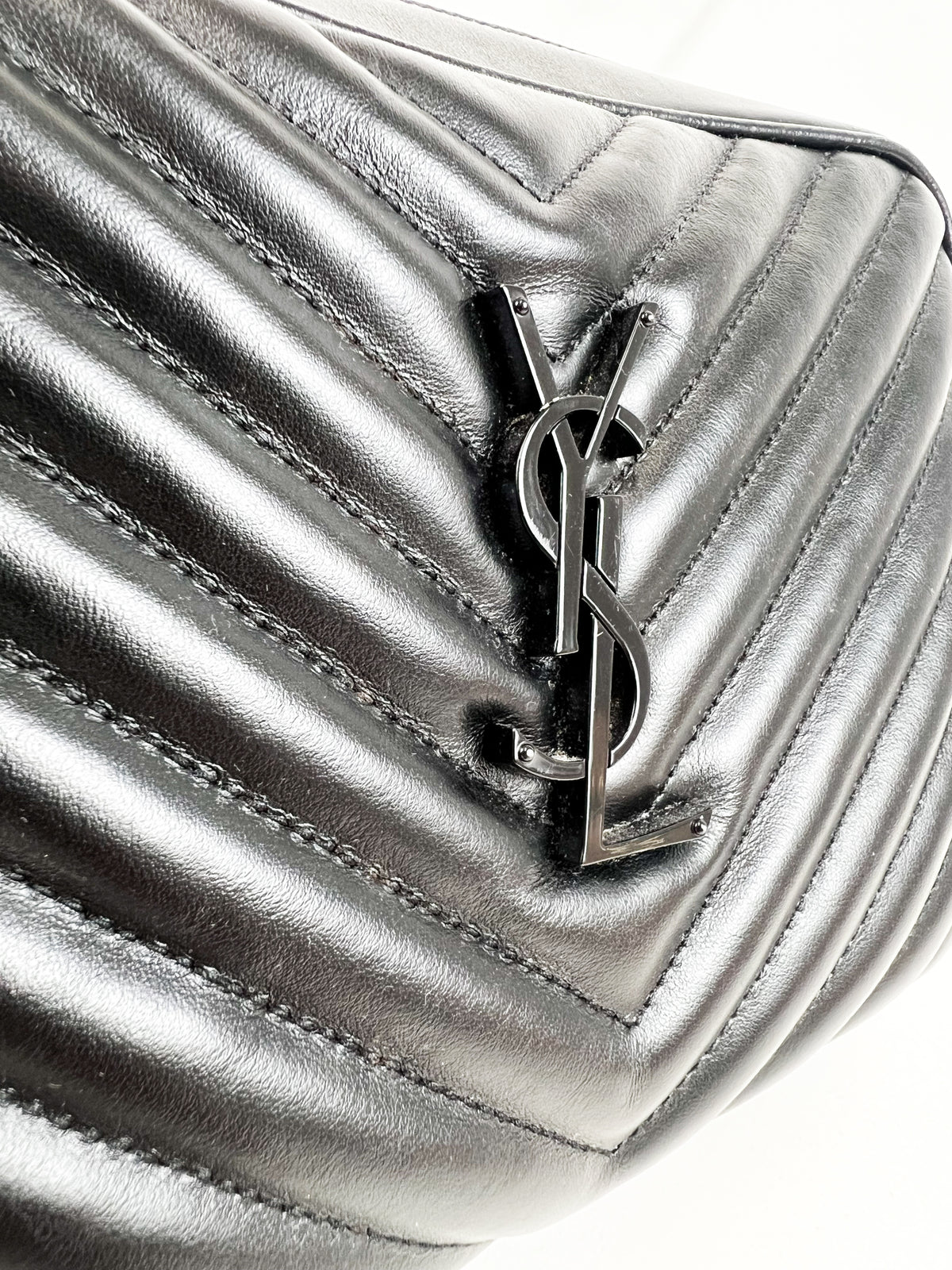 Saint Laurent Black Lou Camera Bag