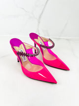 Jimmy Choo Bing 100 Pink Mule Size 40