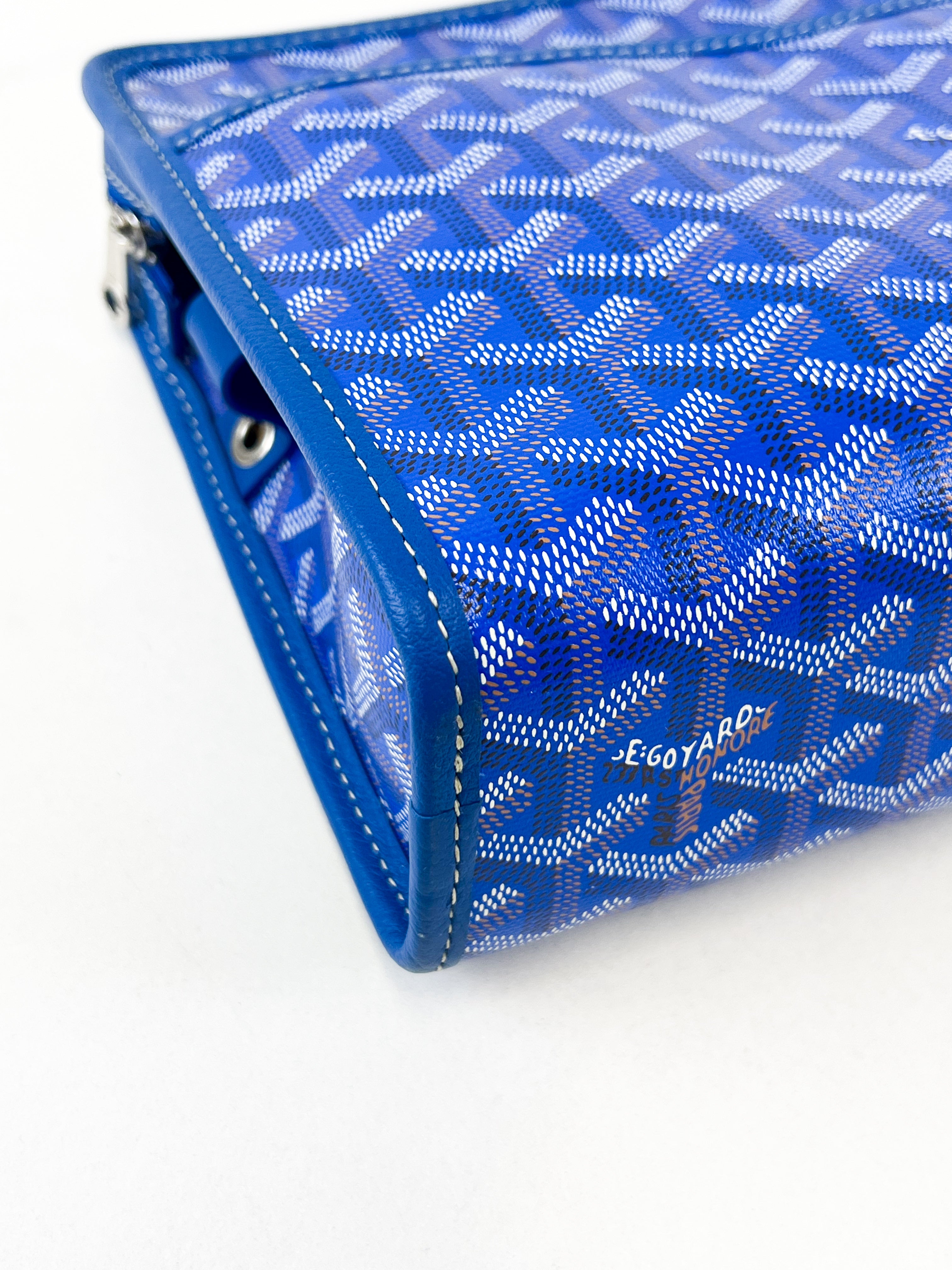 Goyard Jouvence MM Toiletry Pouch in Blue