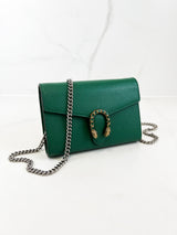 Gucci Green Dionysus Chain Wallet