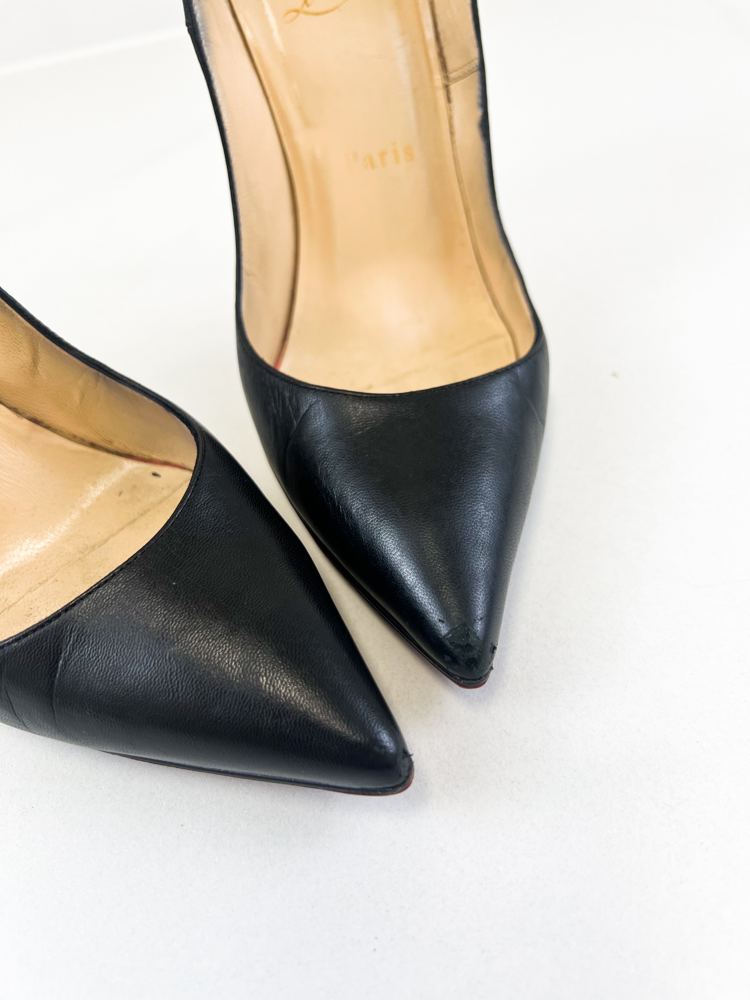 Christian Louboutin Black So Kate 120 Size 37