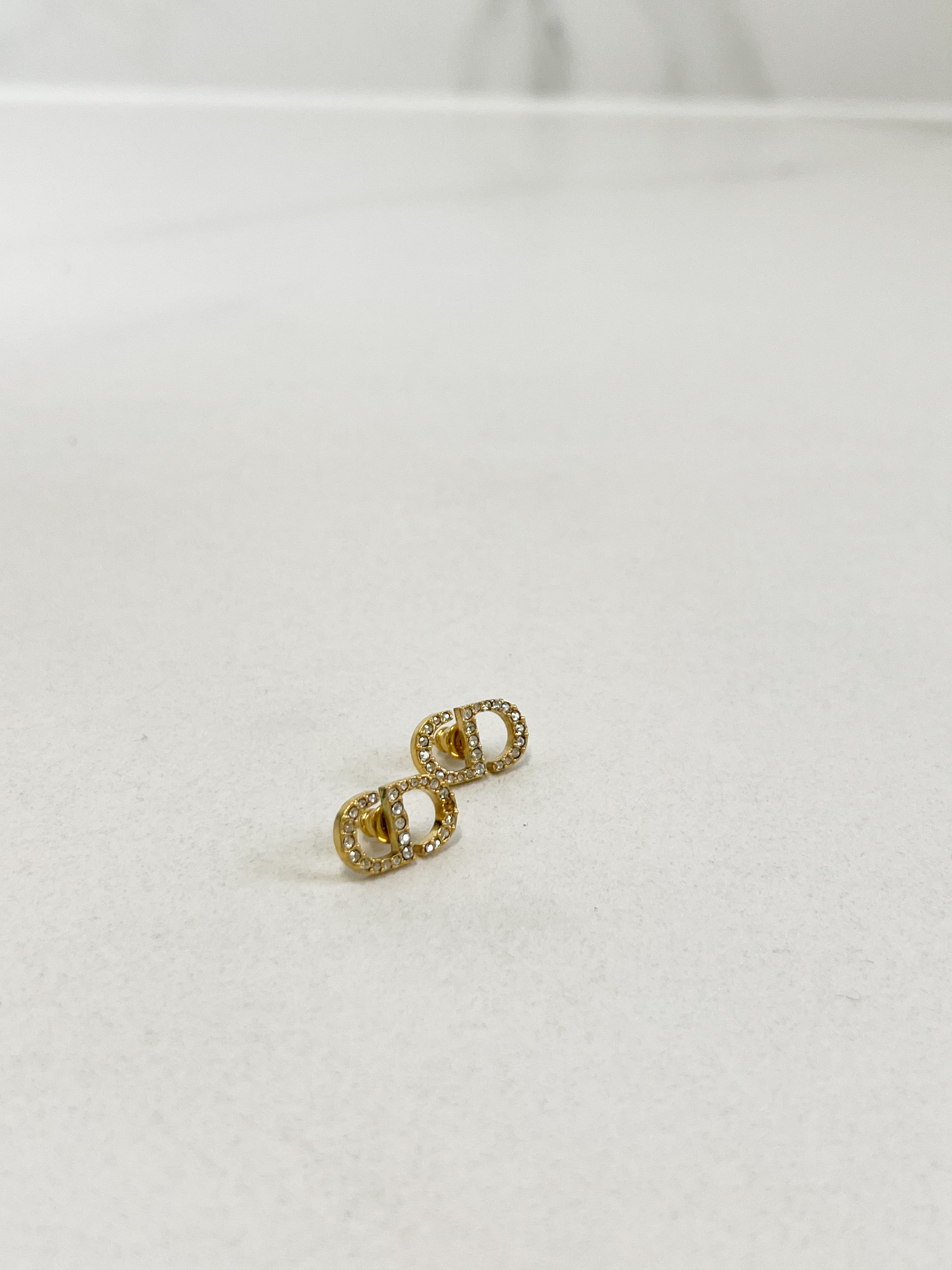 Christian Dior Crystal Earrings