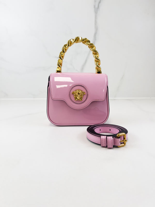 Versace Mini La Medusa Pink Tote Bag