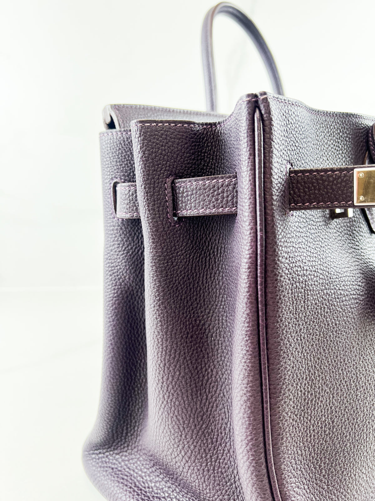 Hermes Togo Raisin Leather Birkin 35 with SHW