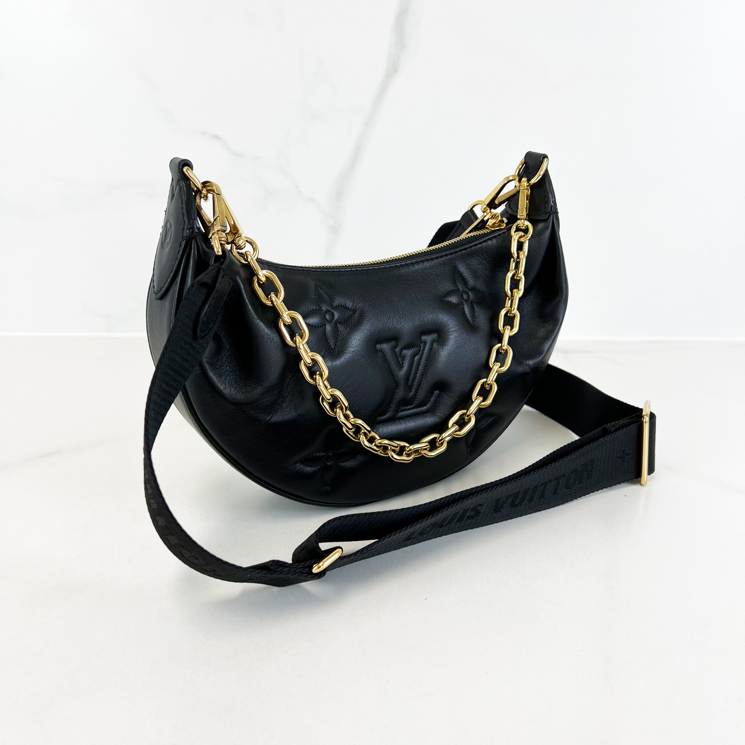 Louis Vuitton Calfskin Bubblegram Over The Moon Bag