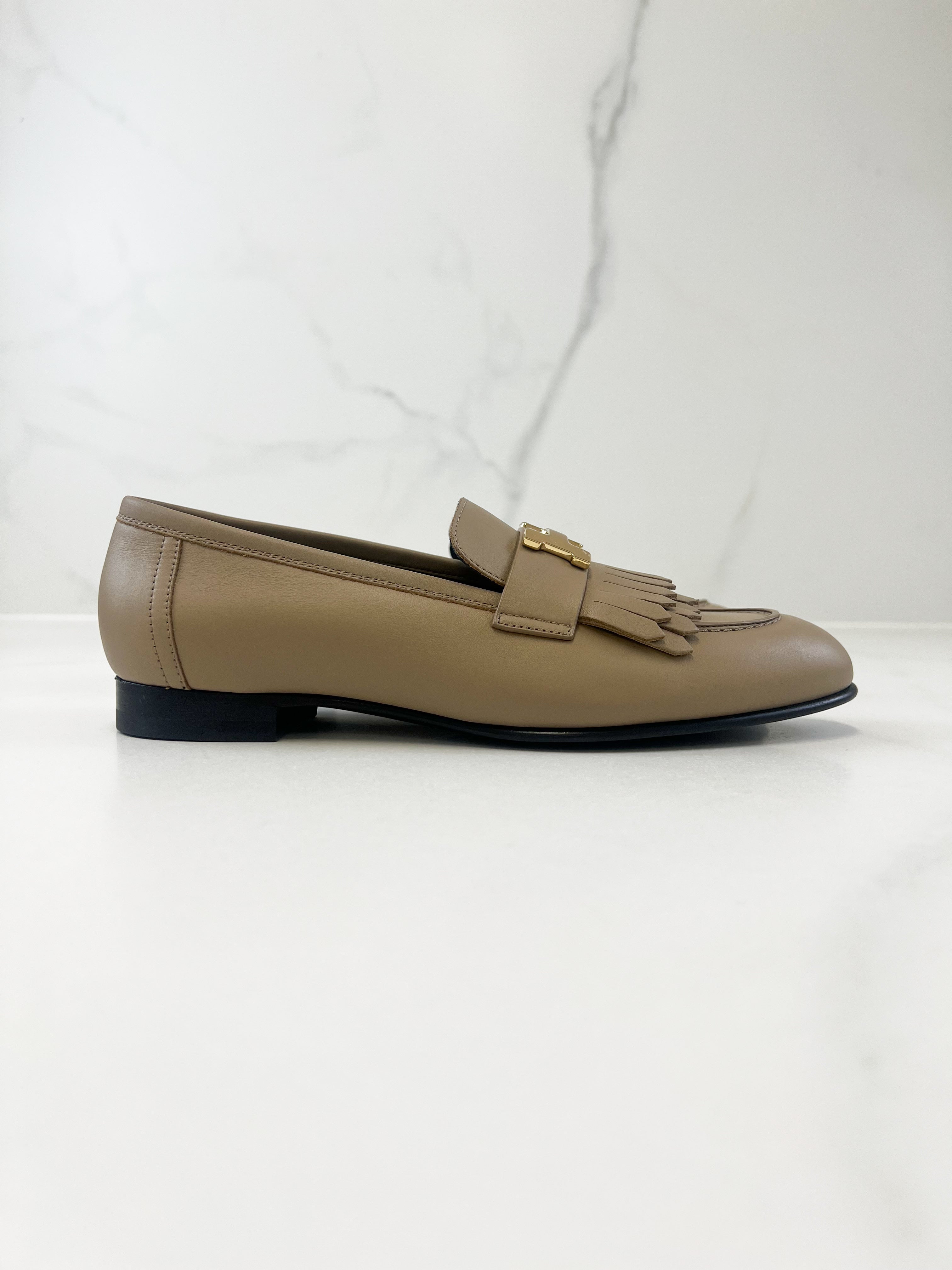 Hermes Royal Beige Loafer Size 38