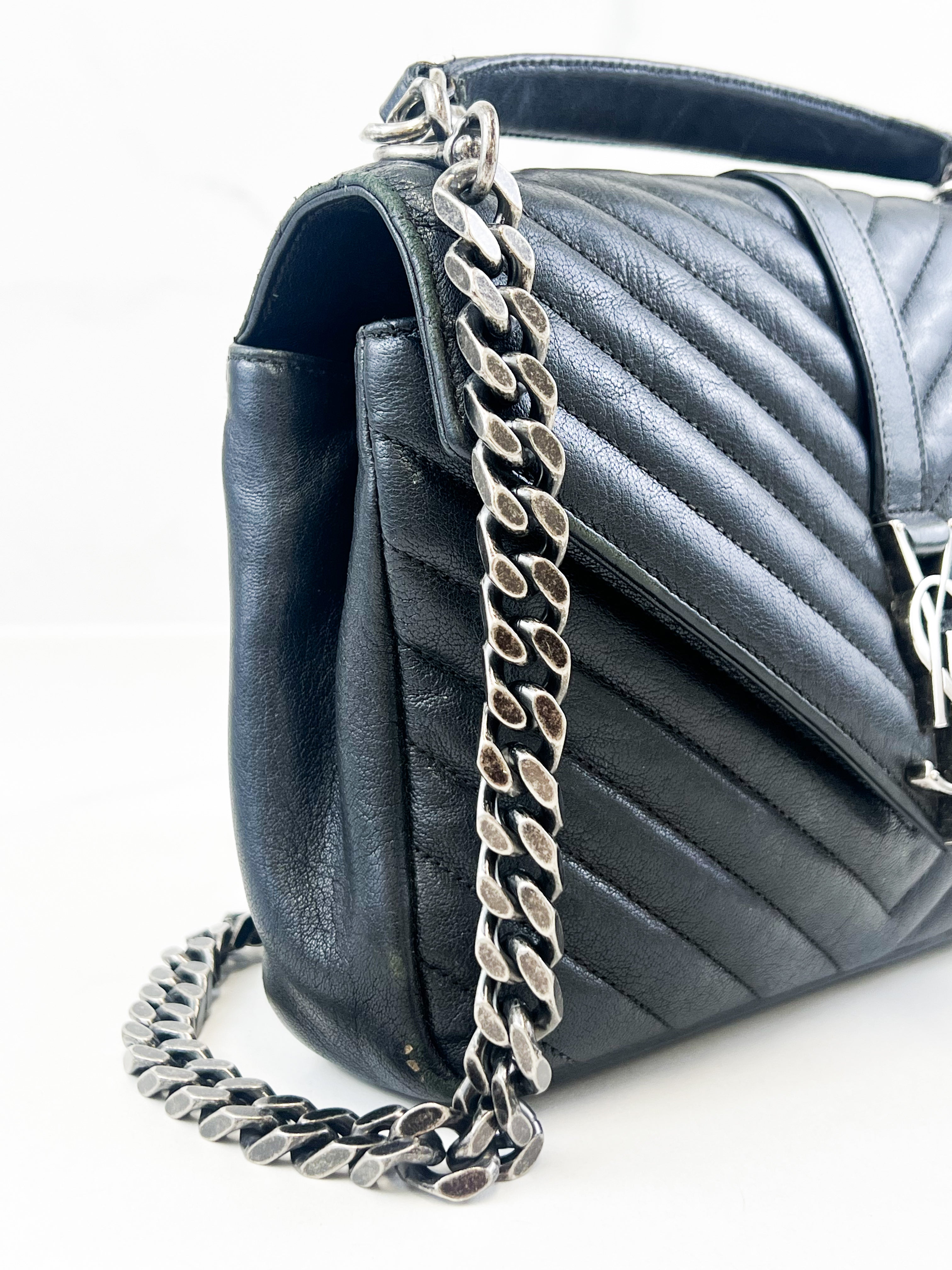 Saint Laurent Black College Bag