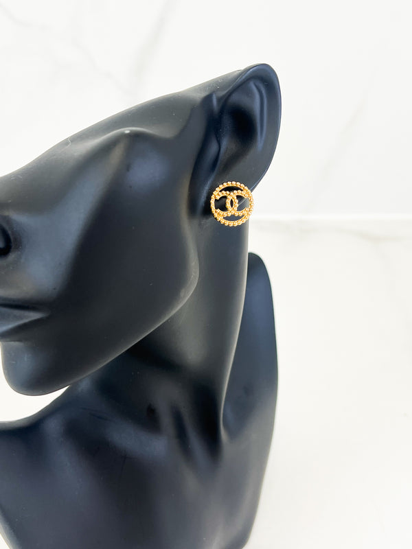 Chanel CC Studs