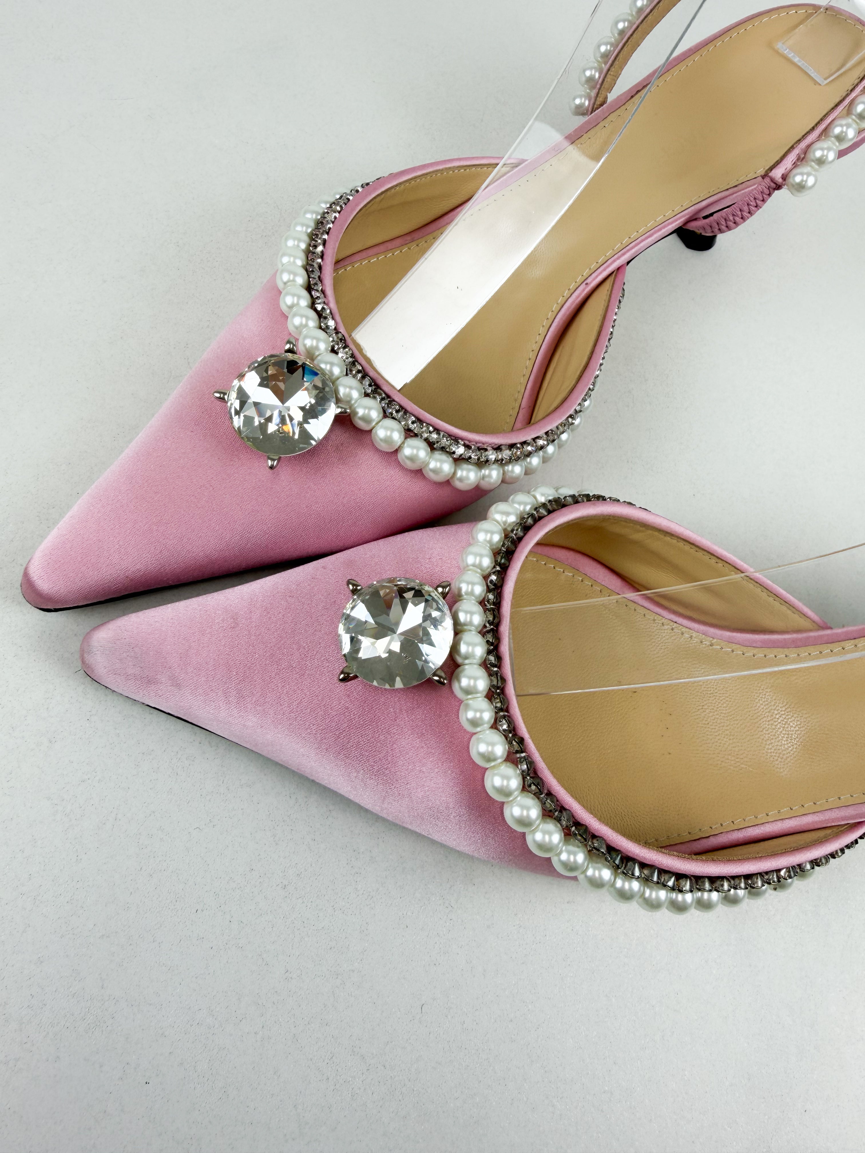 Mach & Mach Diamond & Pearls Kitten Heel Size 41