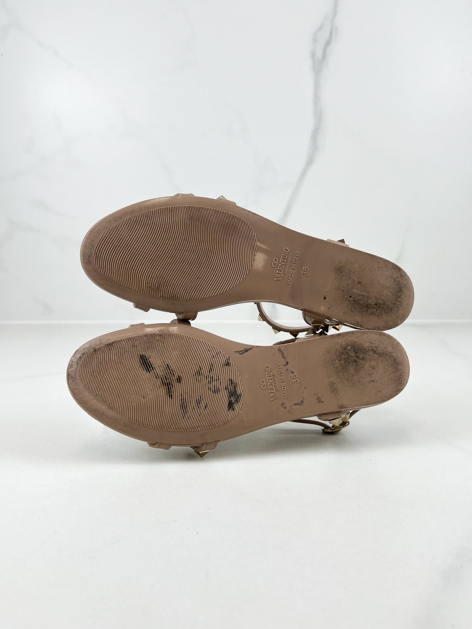 Valentino Jelly Rockstud Sandals Size 35
