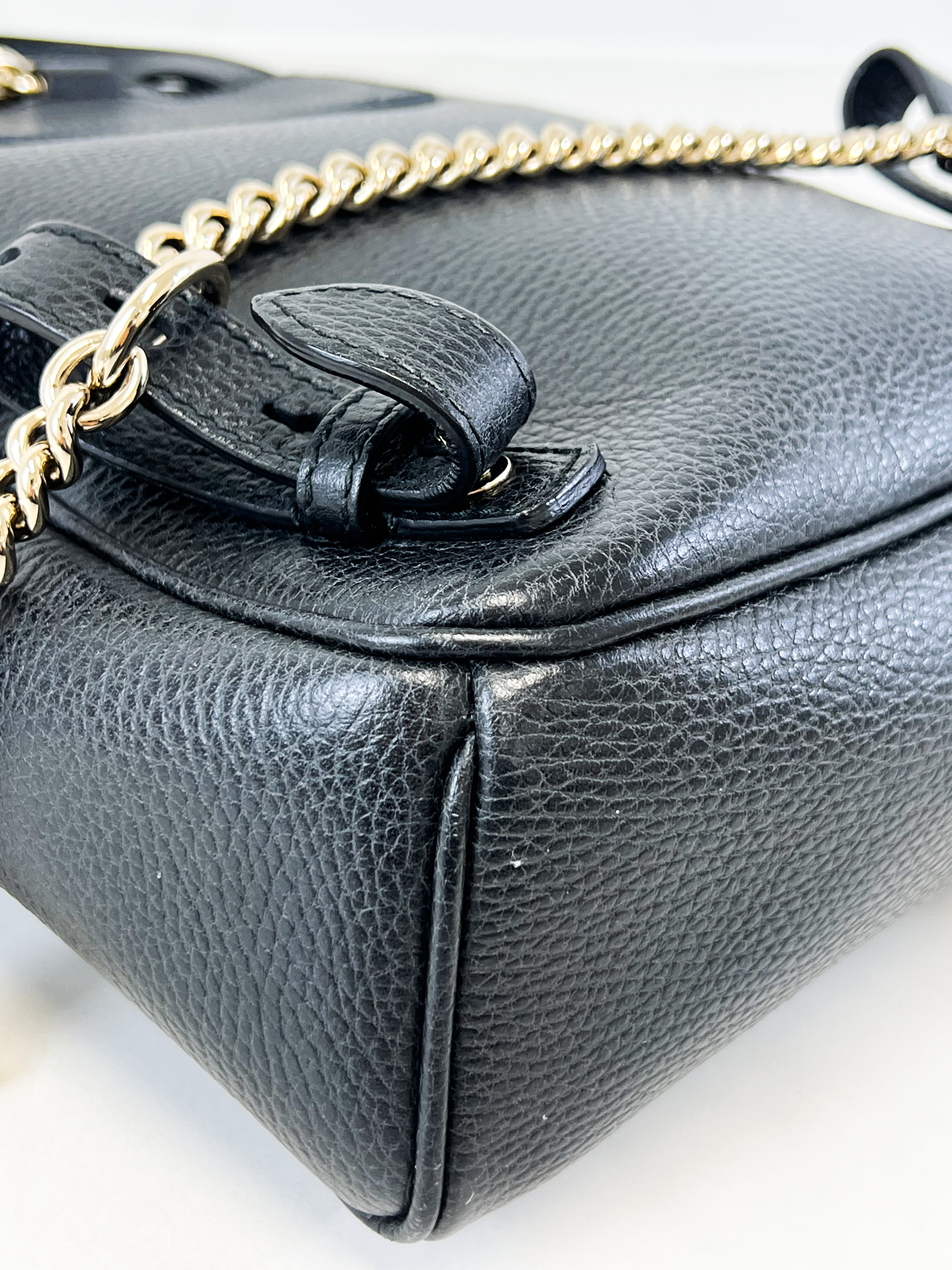 Gucci Soho Grained Leather Backpack