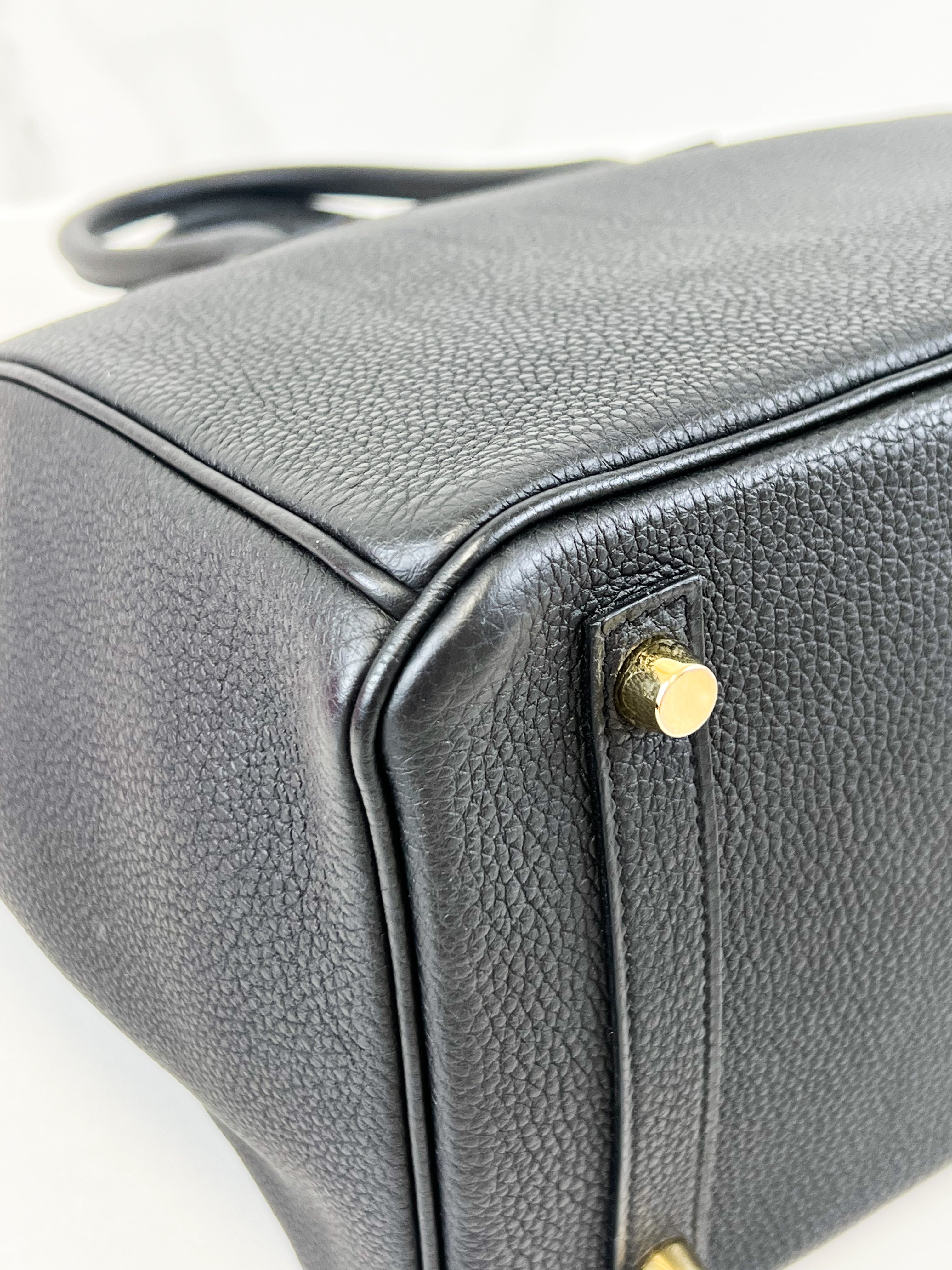 Hermes Togo Noir Birkin 30 with GHW