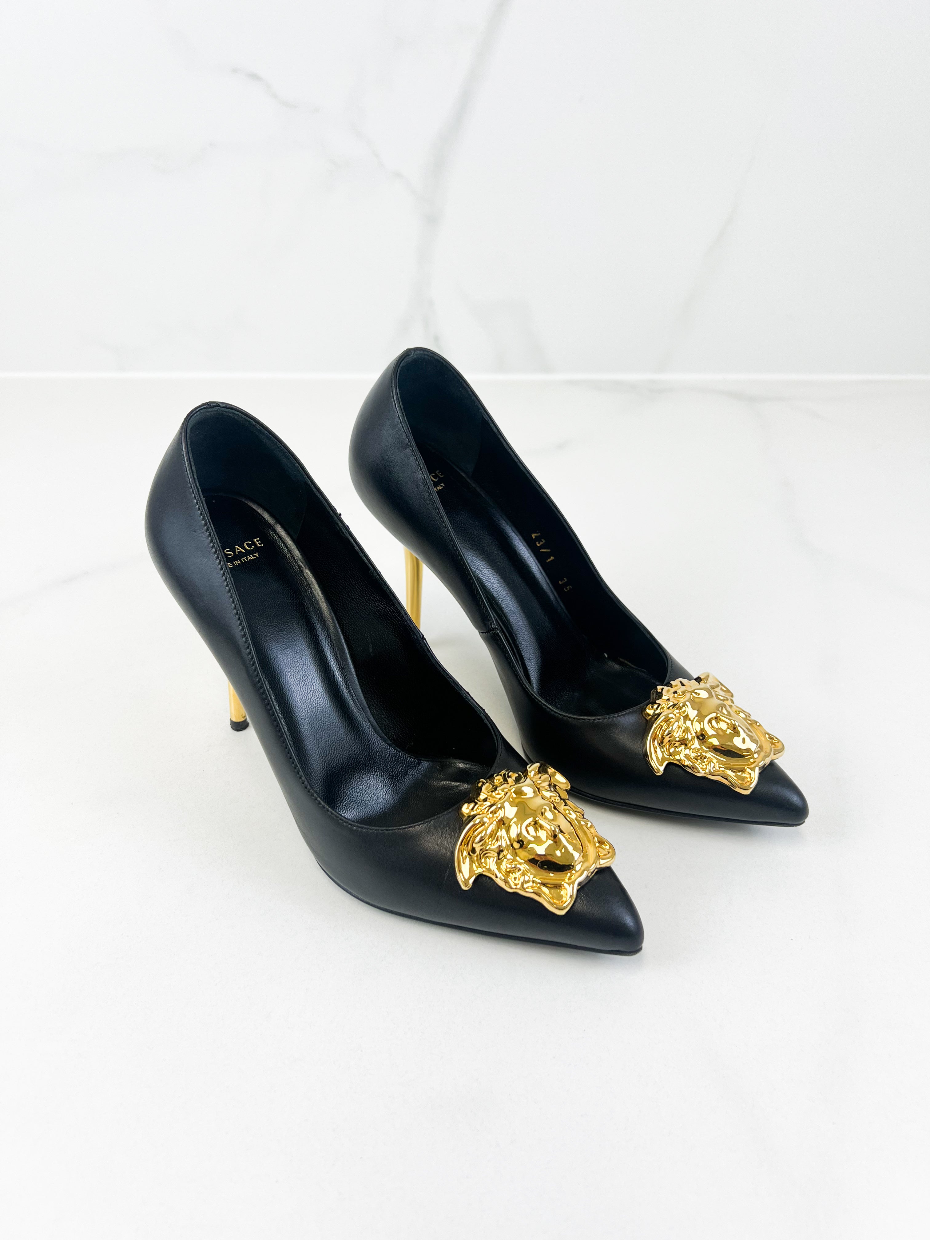 Versace Medusa Heels Size 35
