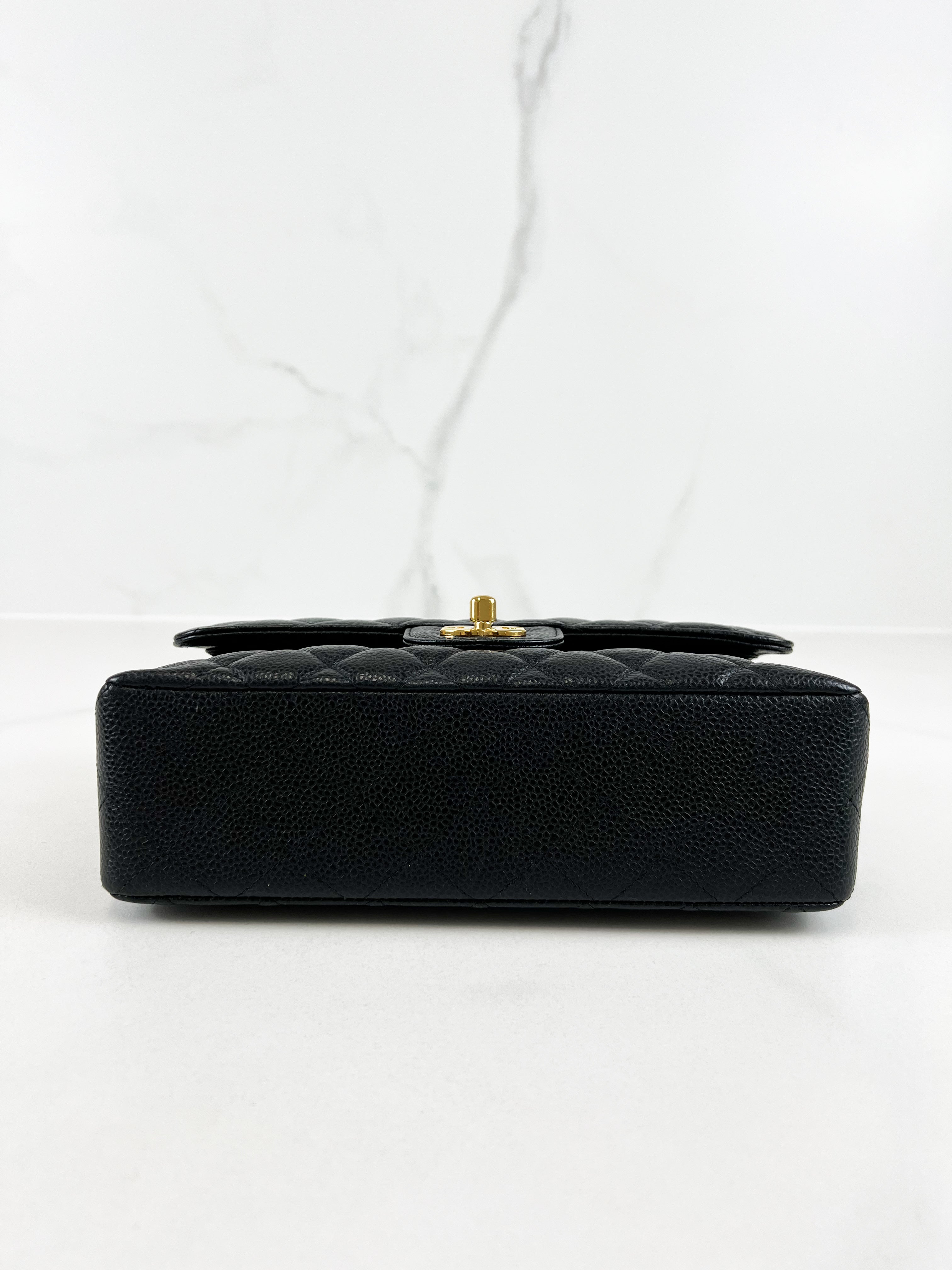 Chanel Small Classic Double Flap Caviar Shoulder Bag