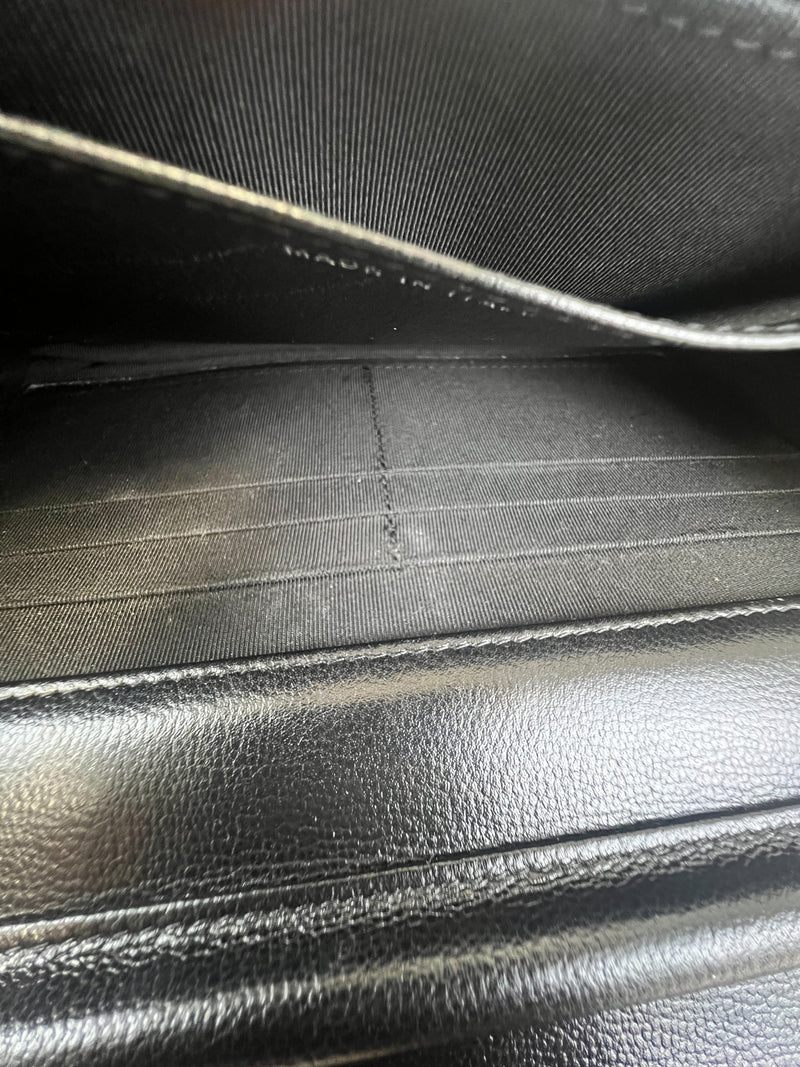 Chanel Black Calfskin CC WOC with SHW