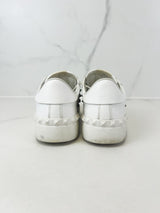 Valentino Garavani Rockstud Open Low-Top Sneaker Size 40.5