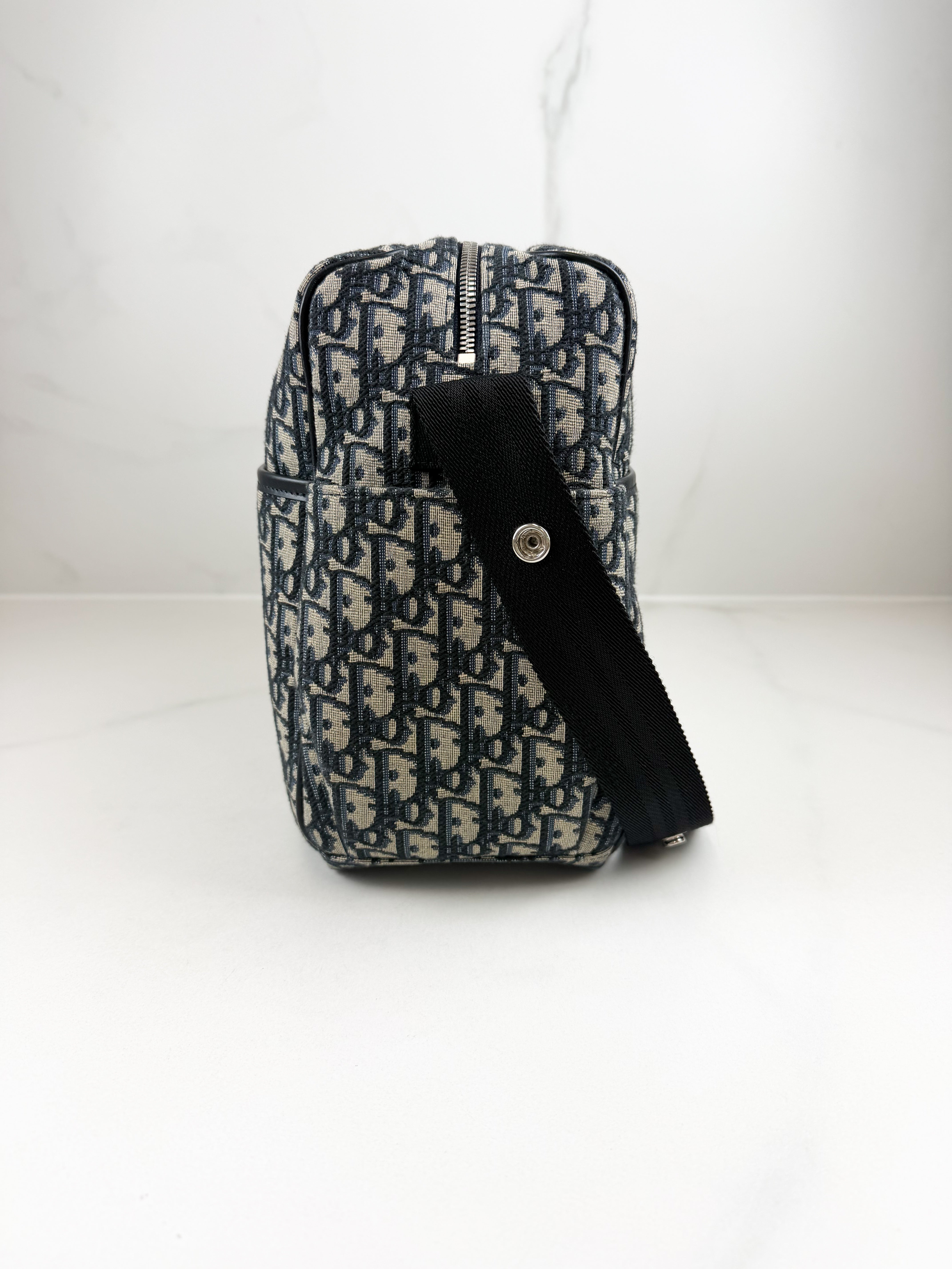Christian Dior Beige & Black Oblique Changing Bag