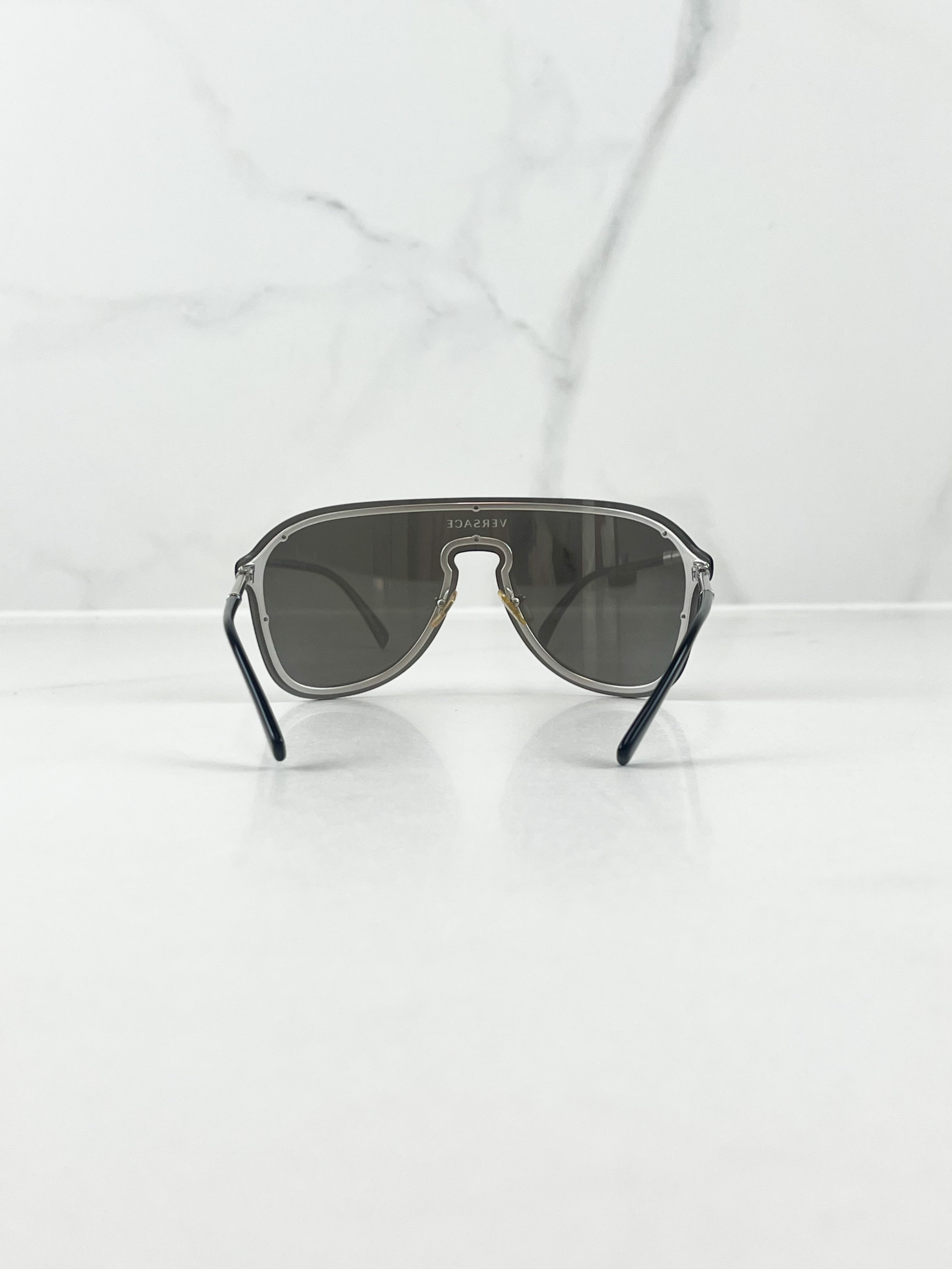 Versace Large Reflective Sunglasses