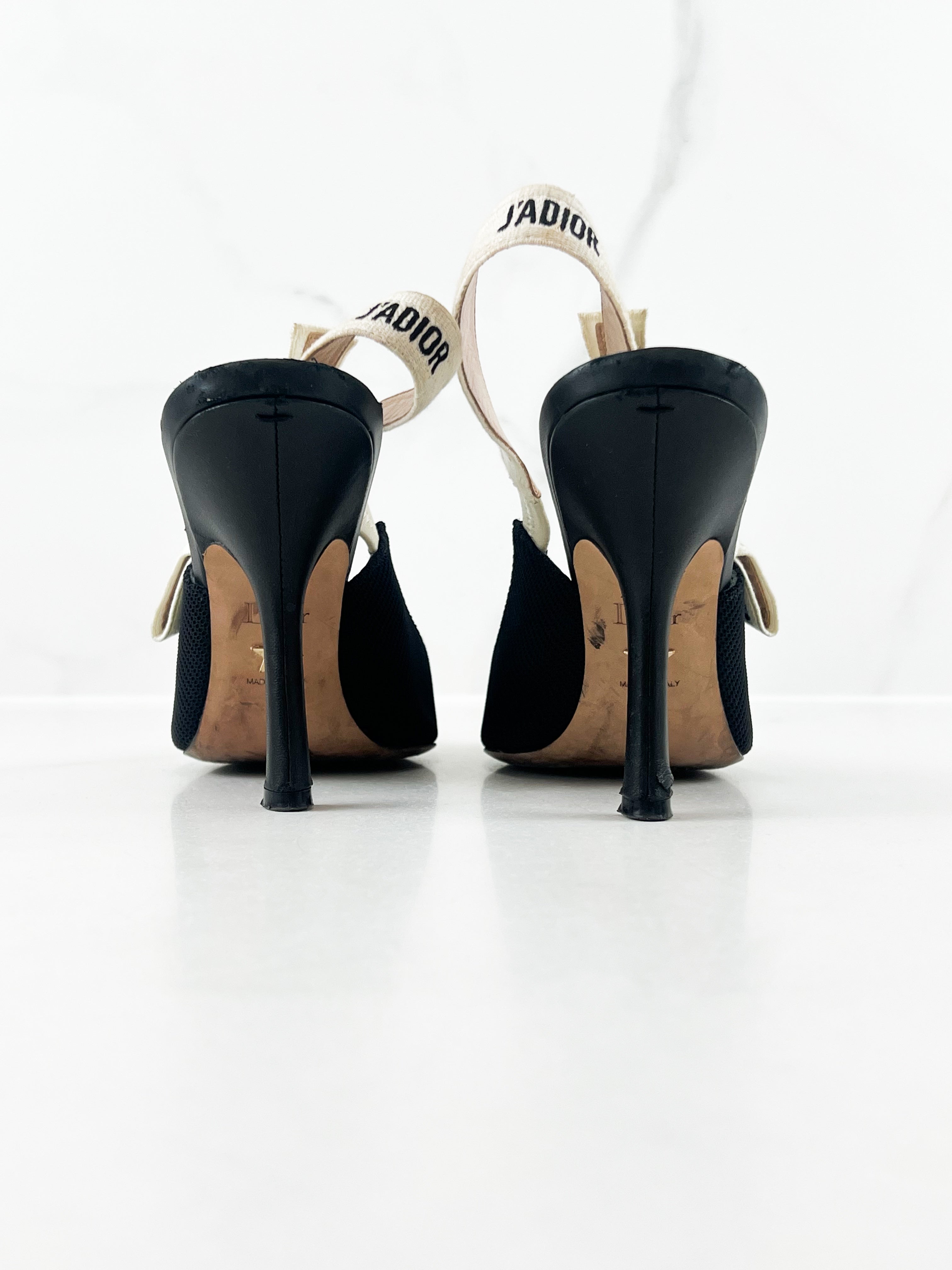 Christian Dior J'adior Slingback Heels Size 39