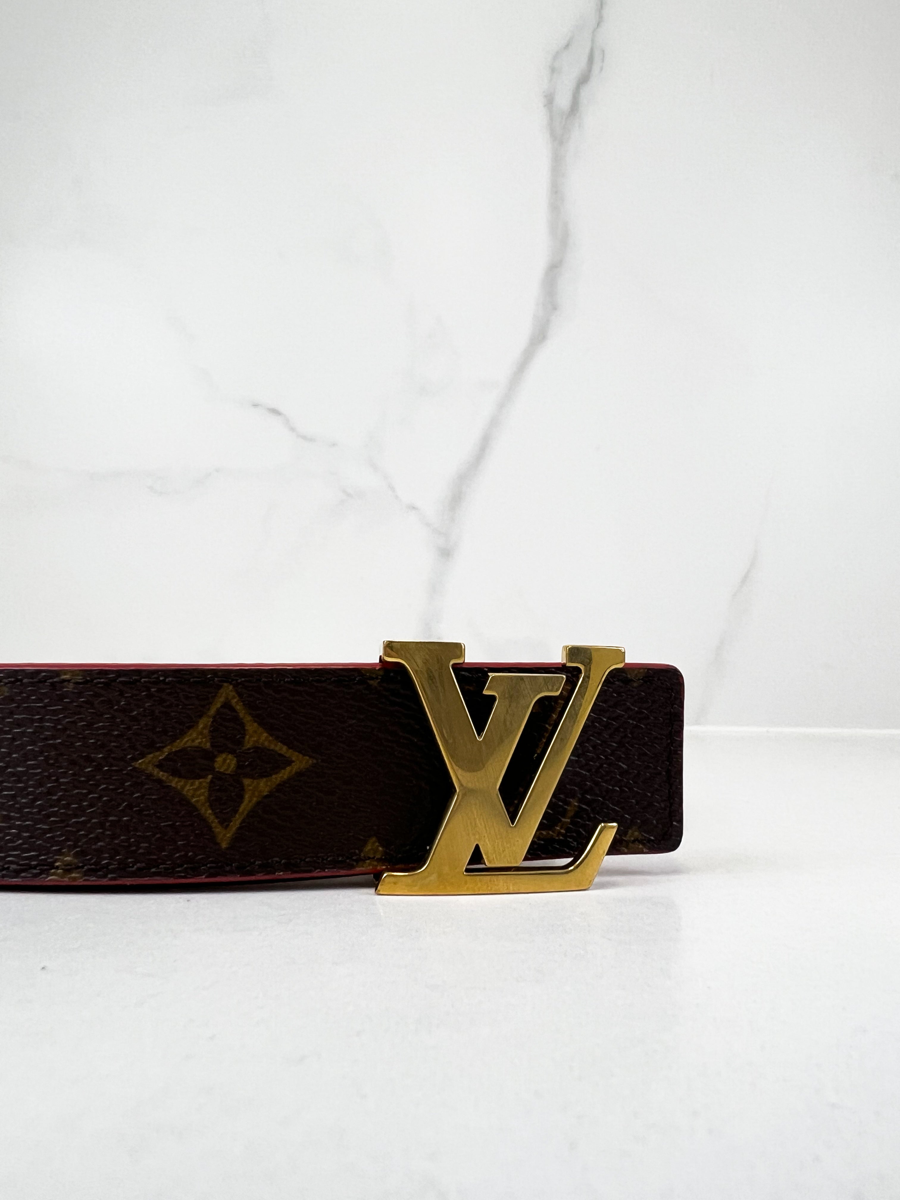 Louis Vuitton 30mm Reversible Belt Size 80