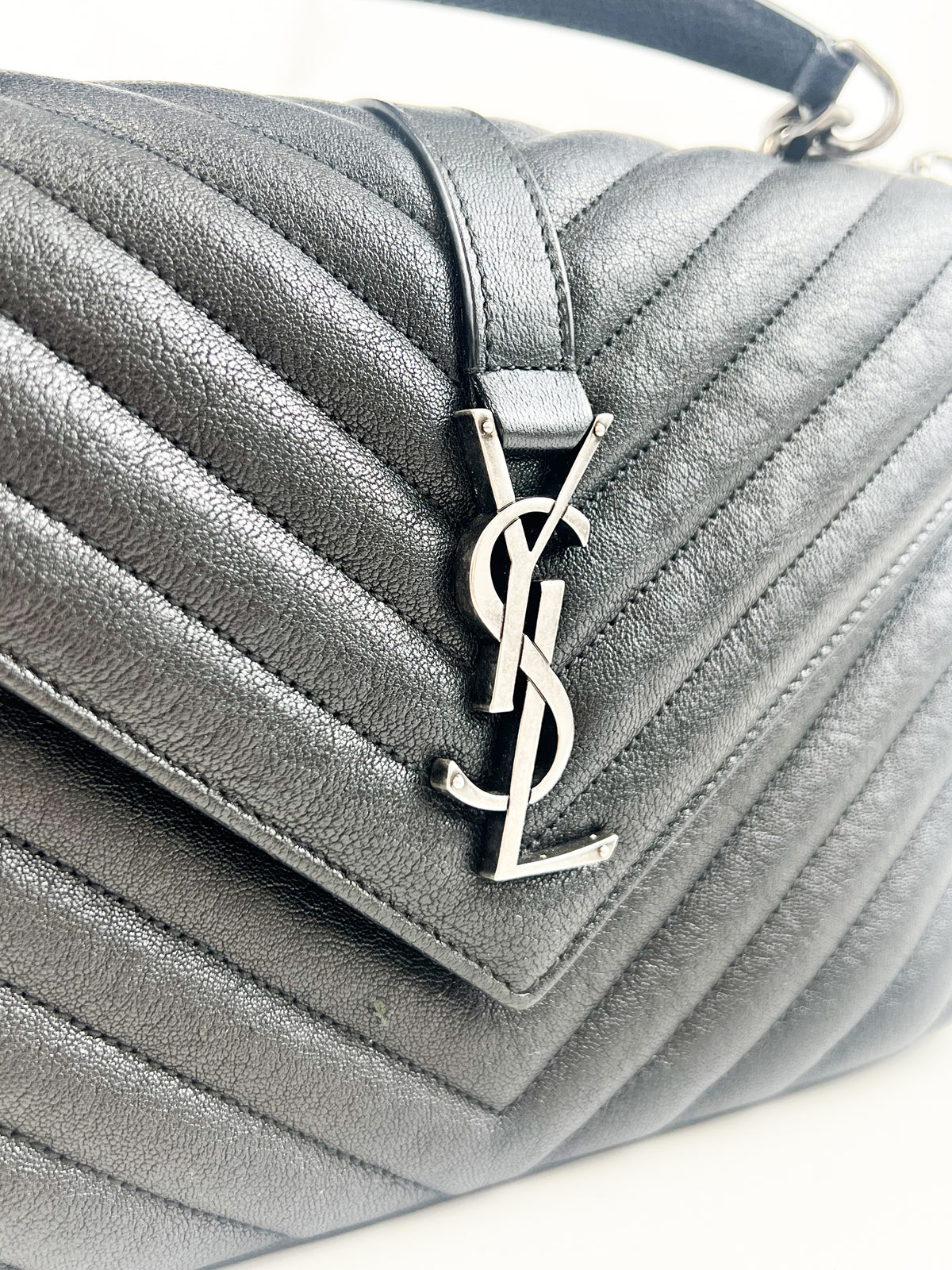 Saint Laurent Black College Bag