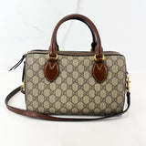 Gucci Boston Tan/Brown Supreme Canvas