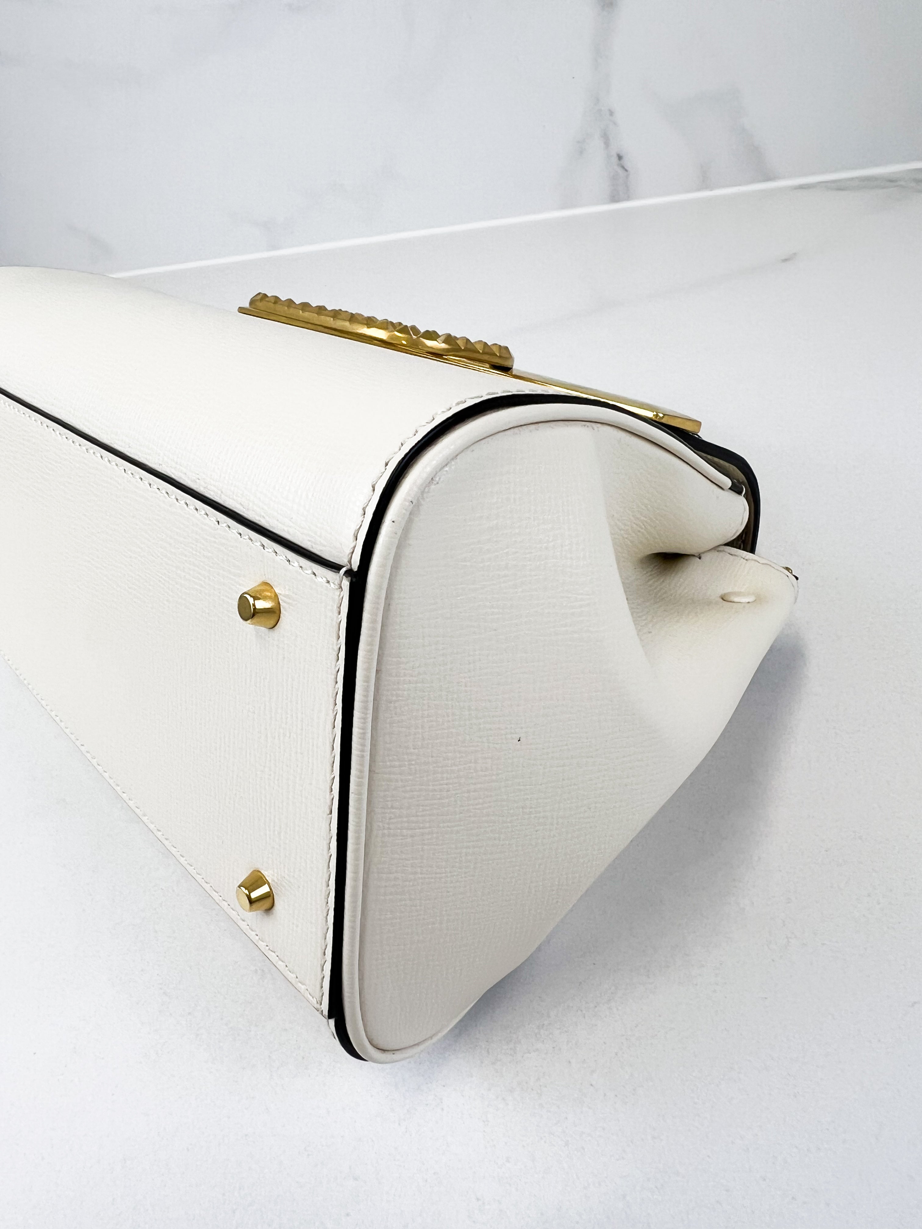 Valentino Alcove Leather Shoulder Bag