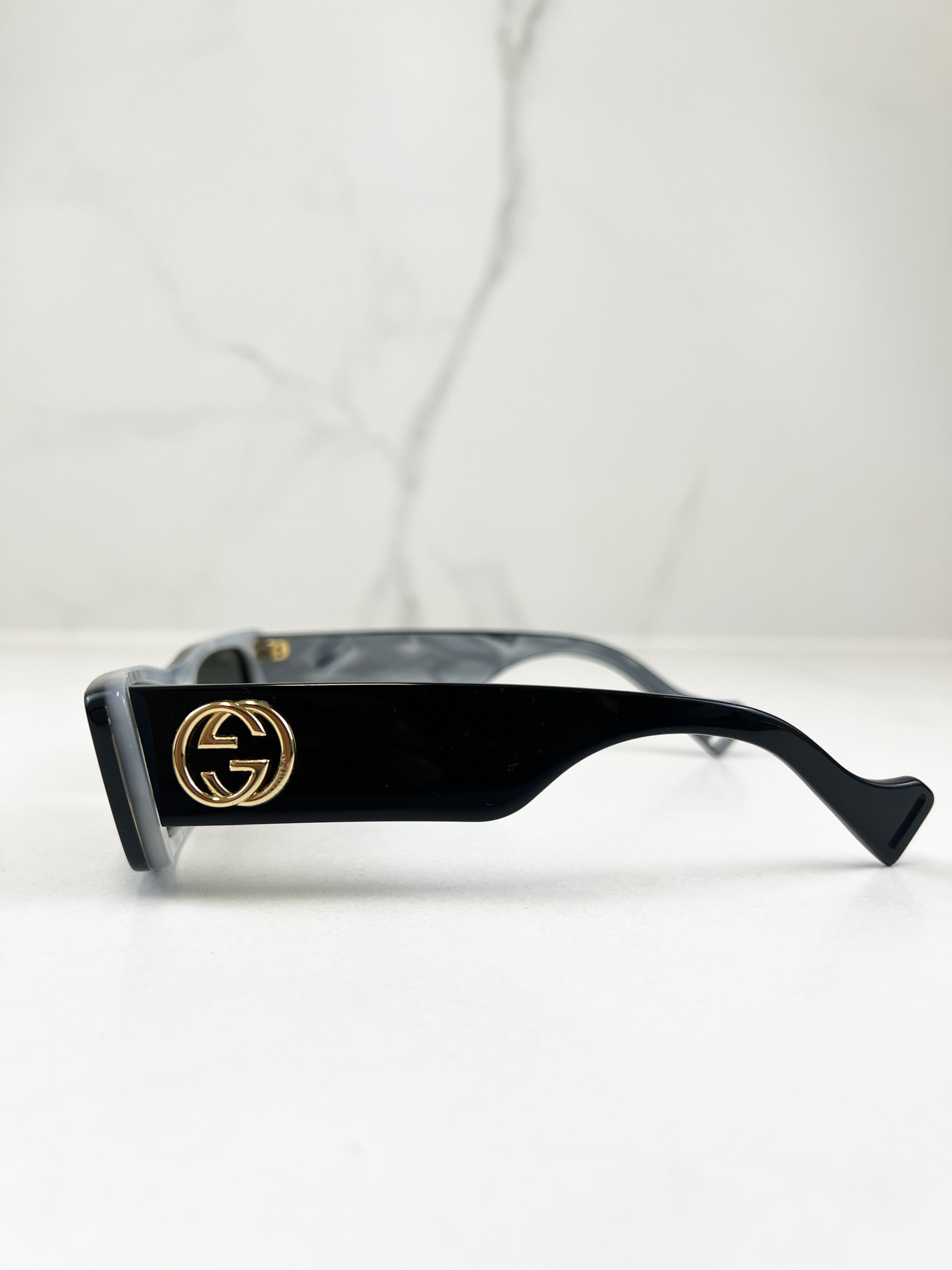 Gucci GG Logo Black Sunglasses