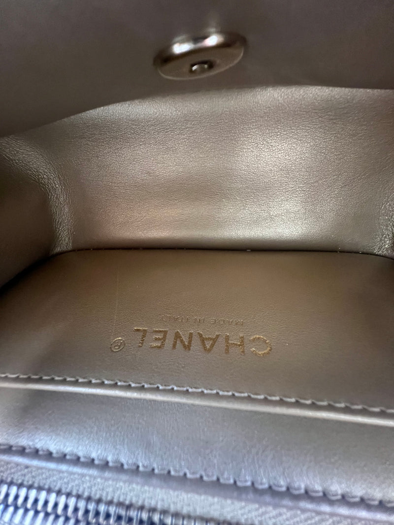 Chanel Mini Square Lambskin Shoulder Bag