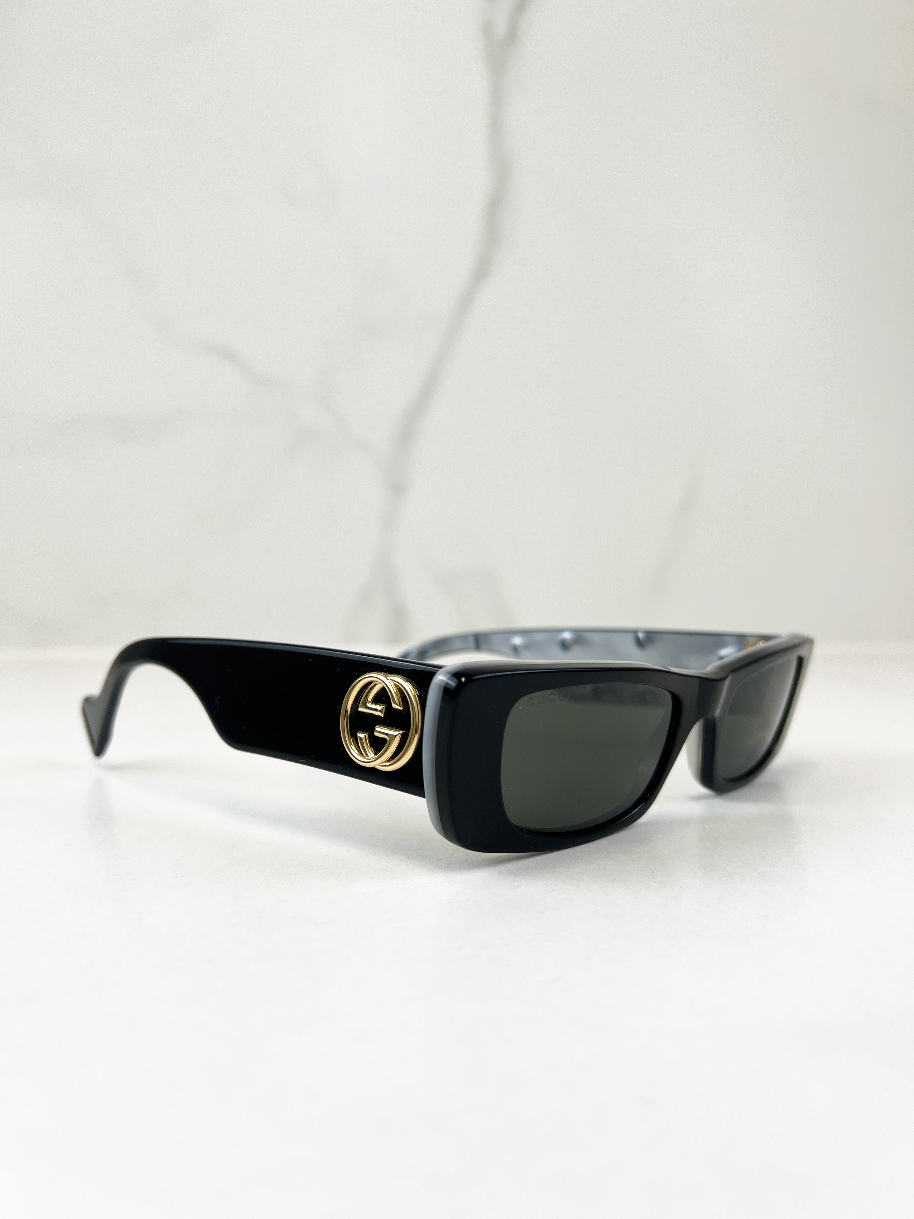 Gucci GG Logo Black Sunglasses