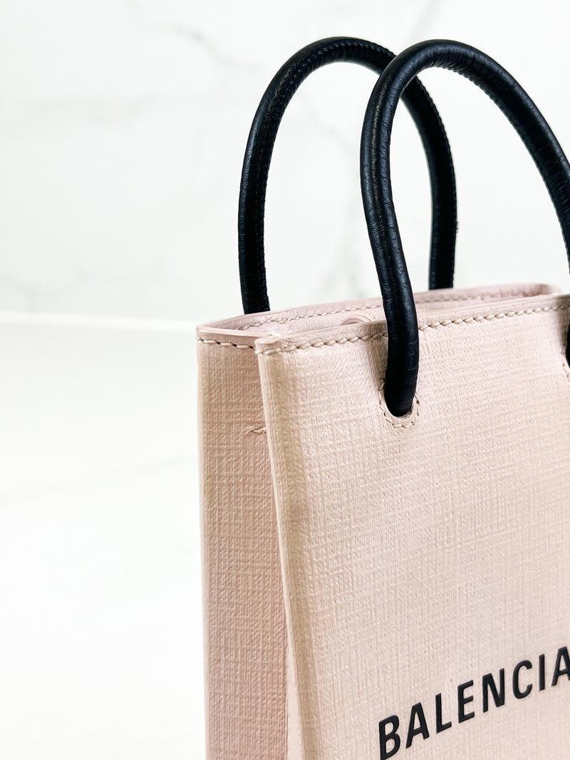 Balenciaga Phone Holder Tote Bag