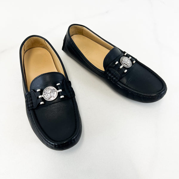 Versace Black Loafer Size 40
