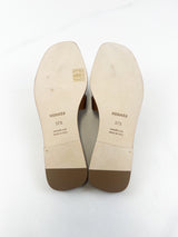 Hermes Oran Sandals Size 37.5