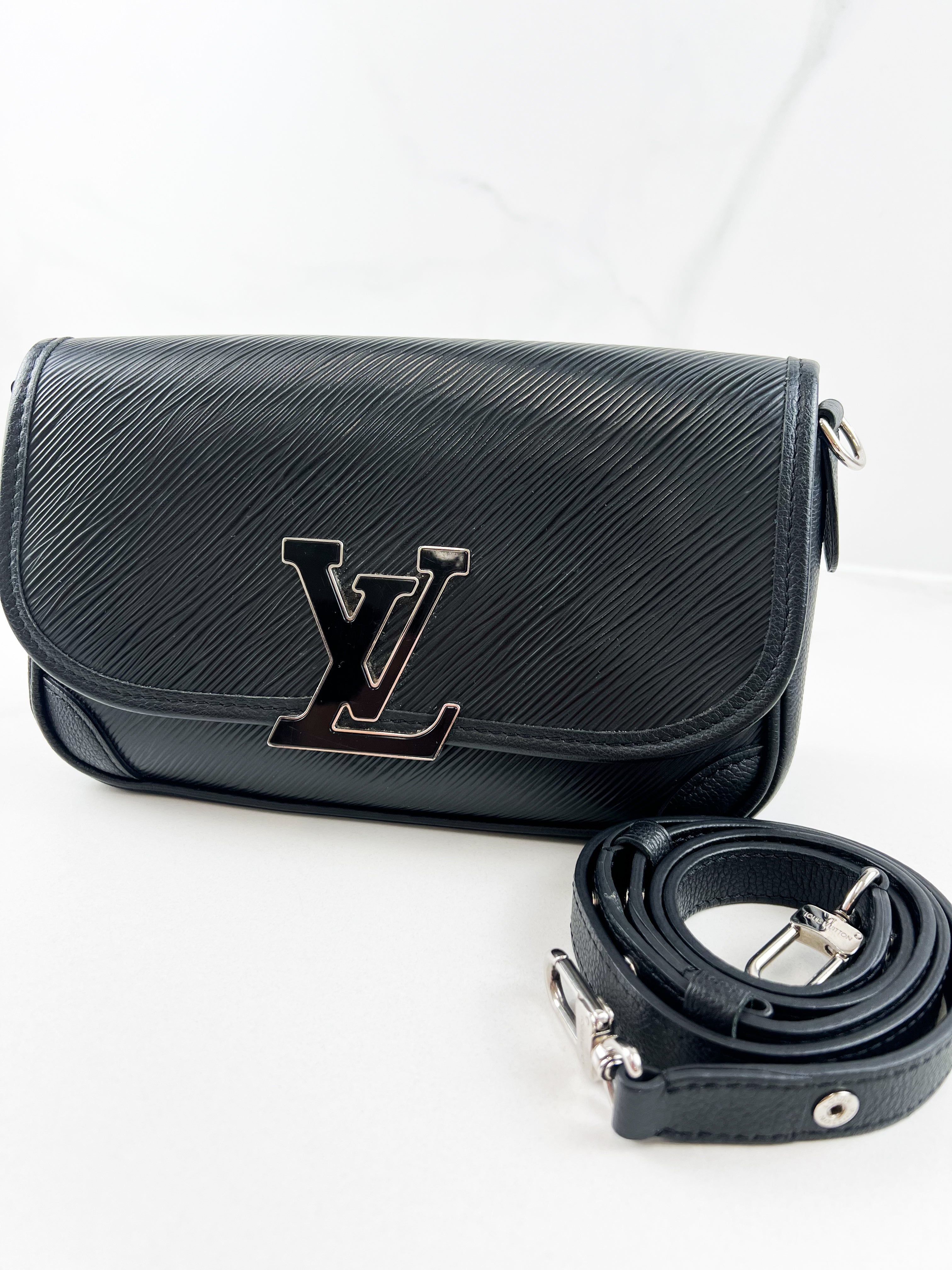 Louis Vuitton Buci Black Epi Leather