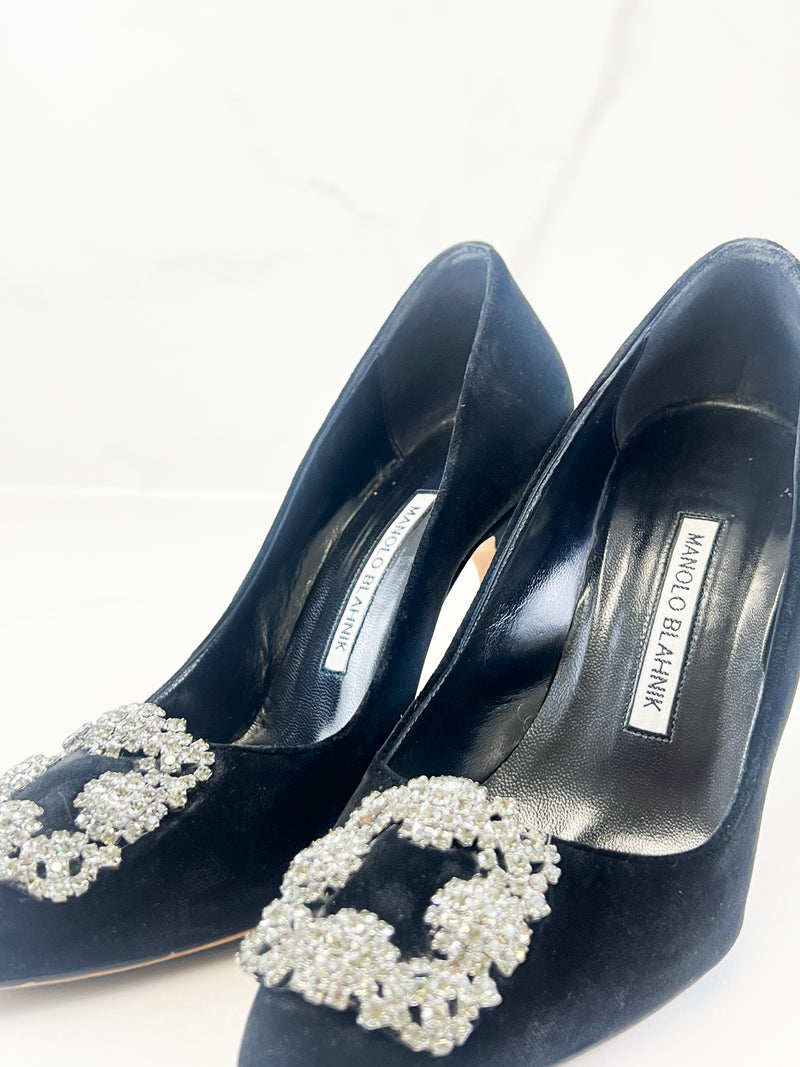 Manolo Blahnik Hangisi Pump 100mm
