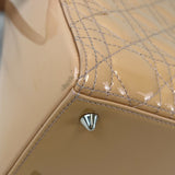 Christian Dior Medium Nude Patent Lady Dior