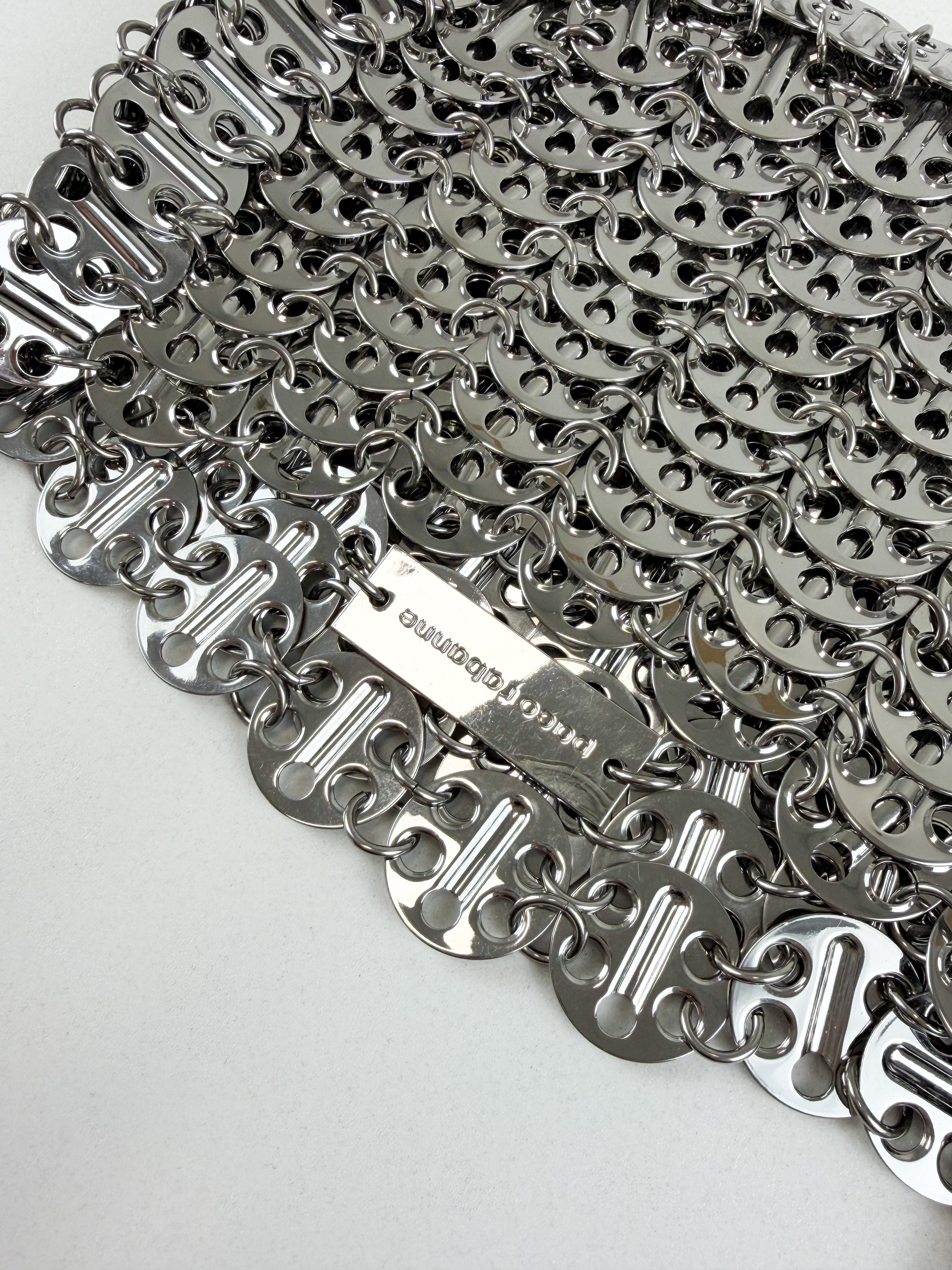 Rabanne 1969 Moon Chainmail Shoulder Bag