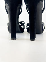 Saint Laurent Platform Ankle Strap Sandal Size 36